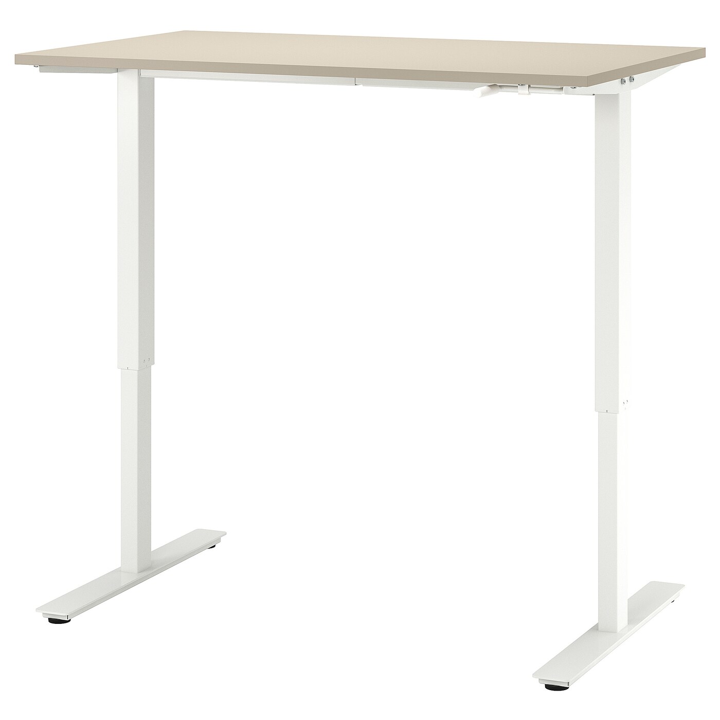 TROTTEN ベージュ　IKEA 120x60cm 1年使用 TROTTEN desk, beige/white, 63x311/2