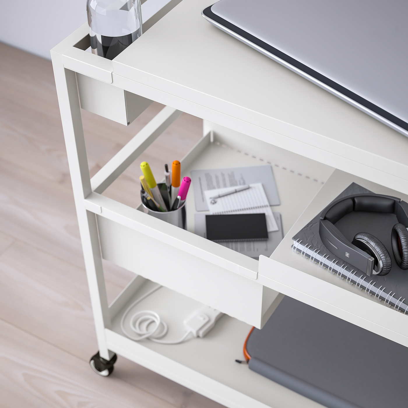 TROTTEN trolley white - IKEA