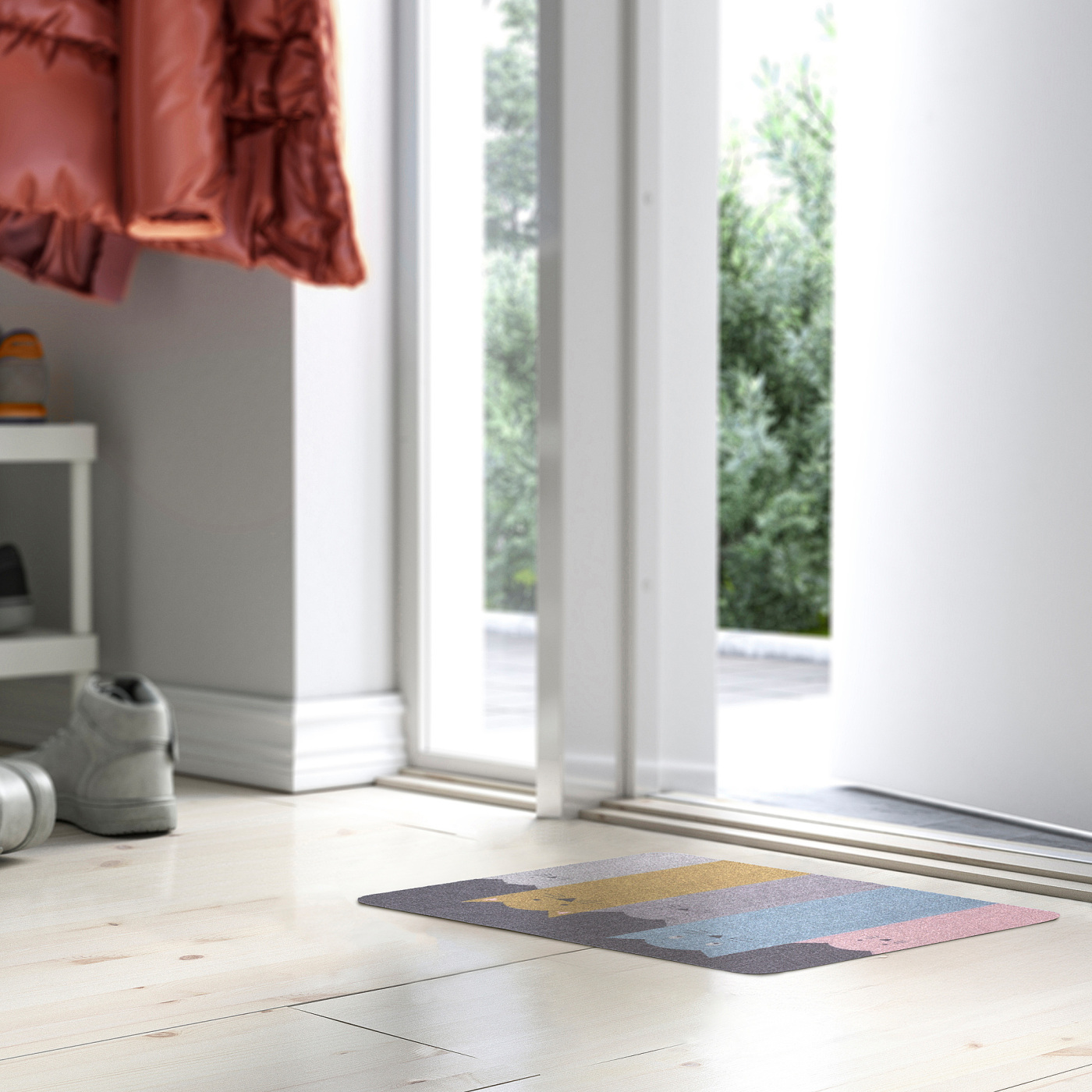 TURISTVÄG door mat, indoor cat pattern - IKEA