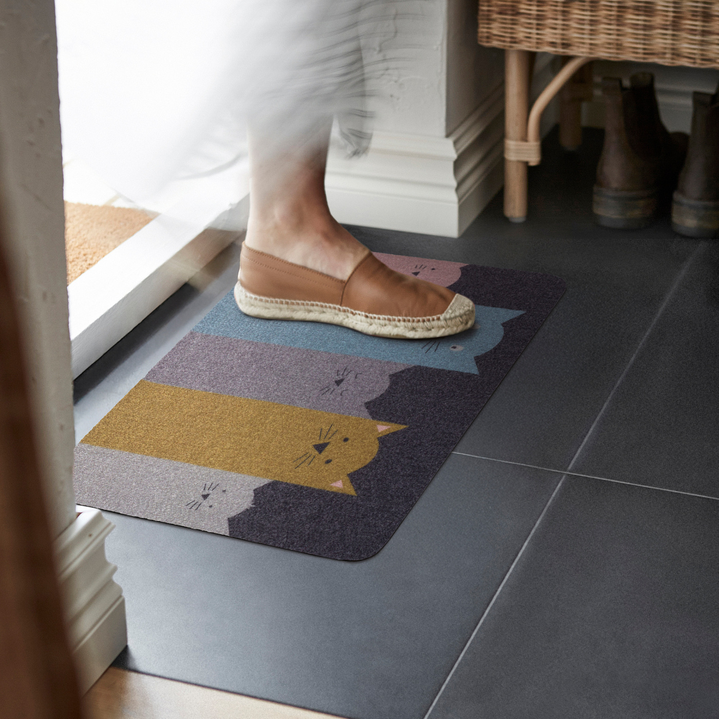 TURISTVÄG door mat, indoor cat pattern - IKEA