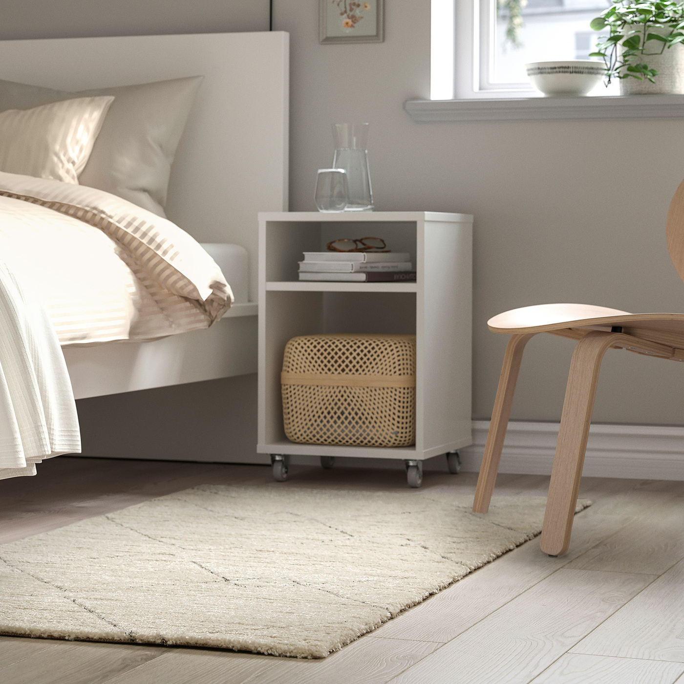 TVERSTED rug, low pile beige - IKEA