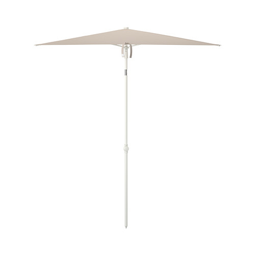 SVALÖN parasol canopy light grey-beige - IKEA