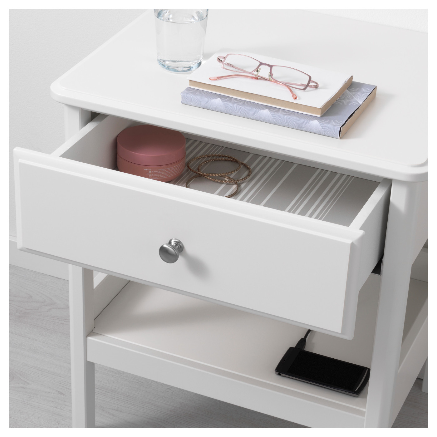 TYSSEDAL bedside table white - IKEA