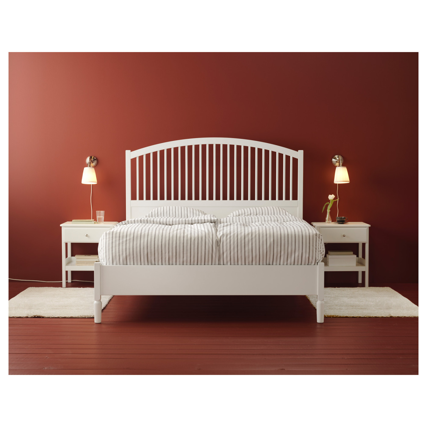 TYSSEDAL bedside table white - IKEA