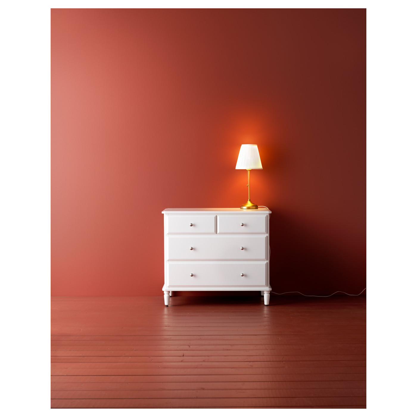 IKEA 4段チェスト TYSSEDAL ティッセダール TYSSEDAL chest of 4 drawers white - IKEA