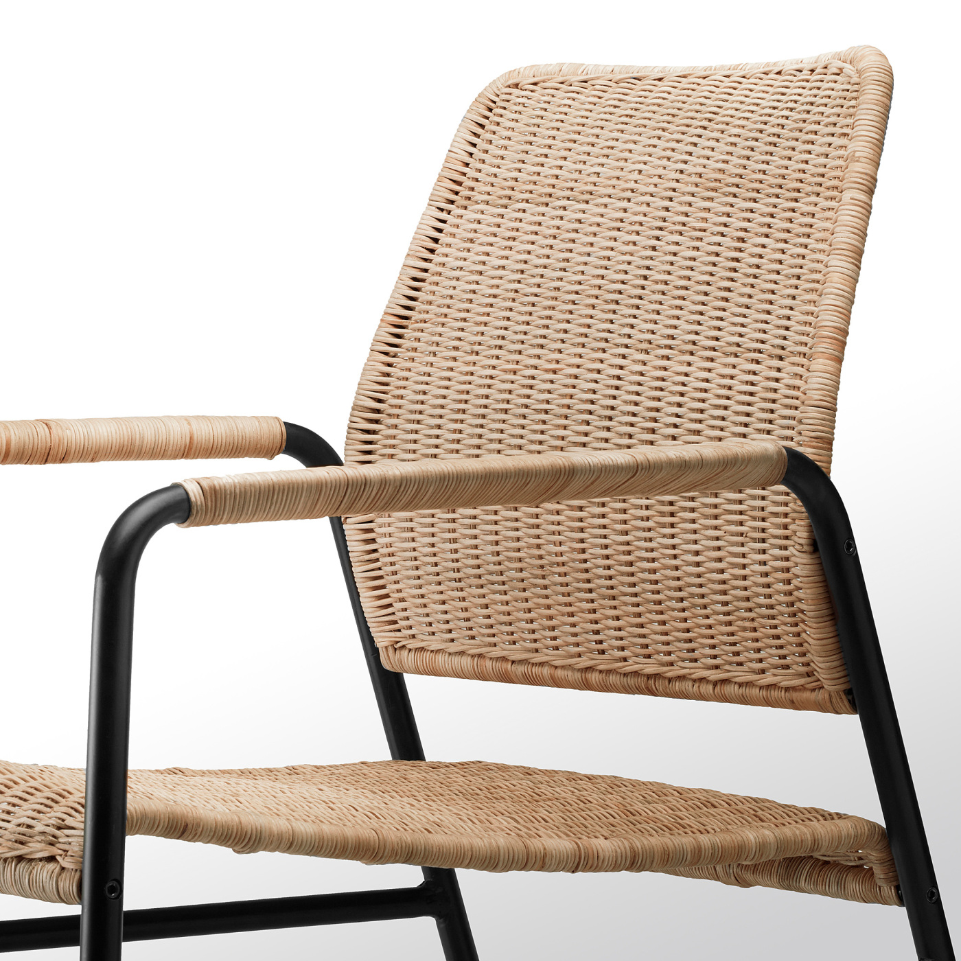 ULRIKSBERG ウルリクスベリ　IKEA ULRIKSBERG armchair rattan/anthracite - IKEA