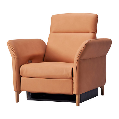 GISTAD recliner Idekulla dark red - IKEA