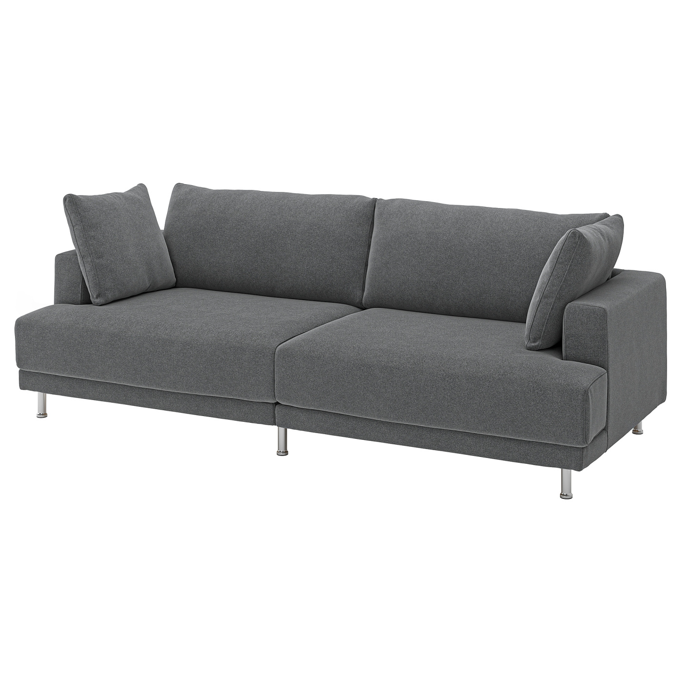UPPÅKRA 3-seat modular sofa Johanneshov dark grey - IKEA
