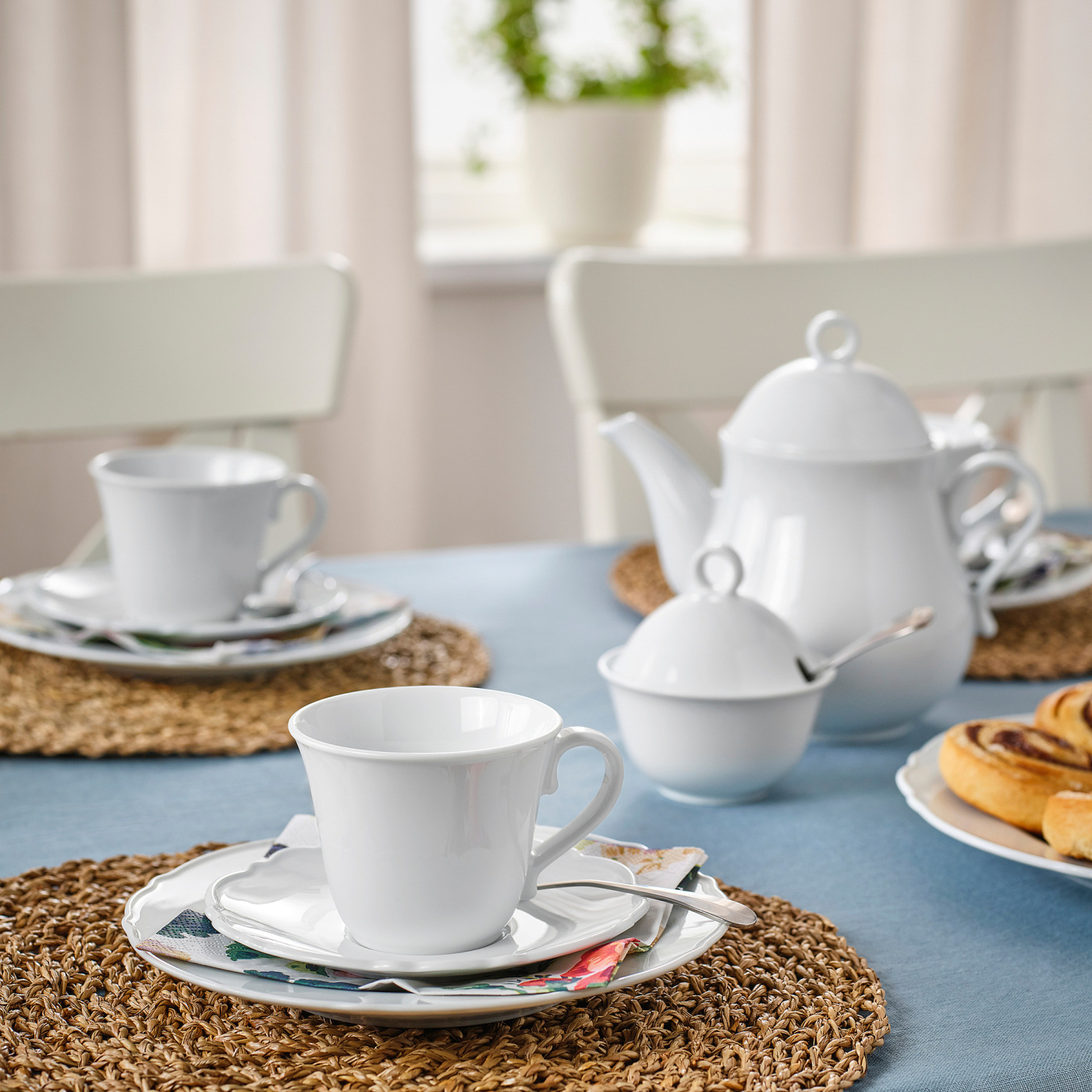 その他 uppleva ikea UPPLAGA cup with saucer white - IKEA