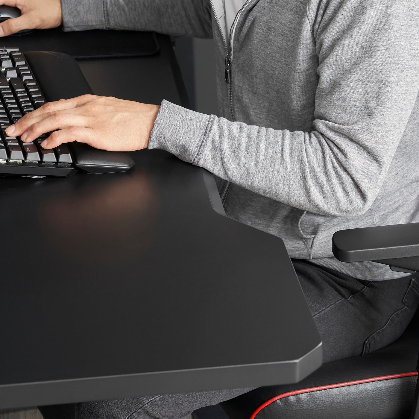 UPPSPEL / MATCHSPEL gaming desk and chair black - IKEA