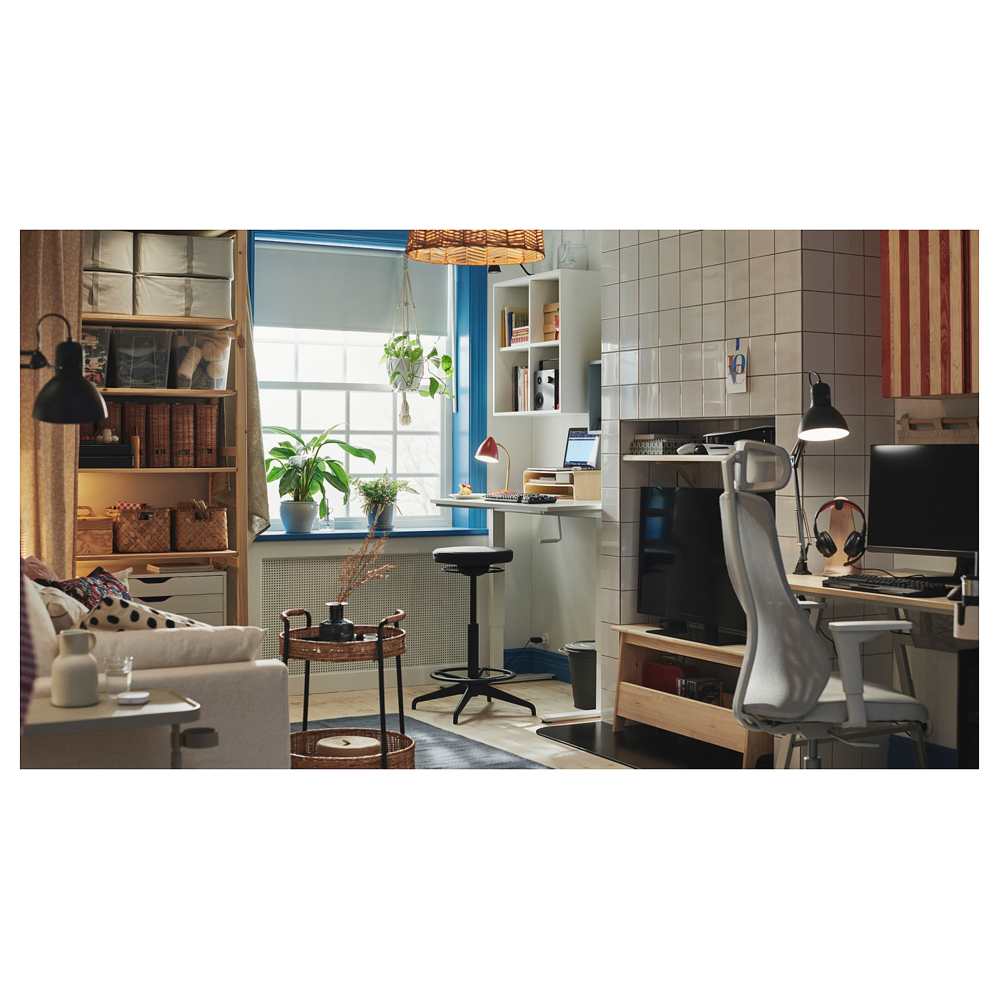 UTESPELARE gaming desk ash effect/grey - IKEA