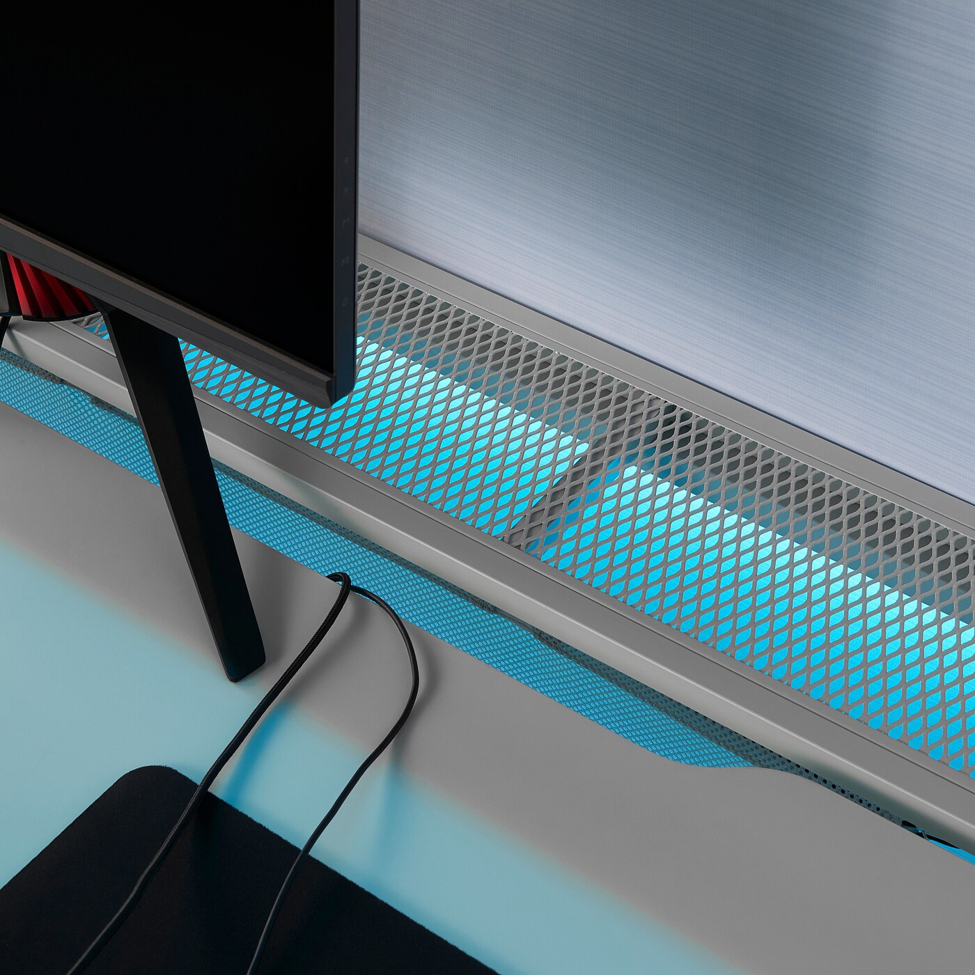 UTESPELARE gaming desk light grey - IKEA