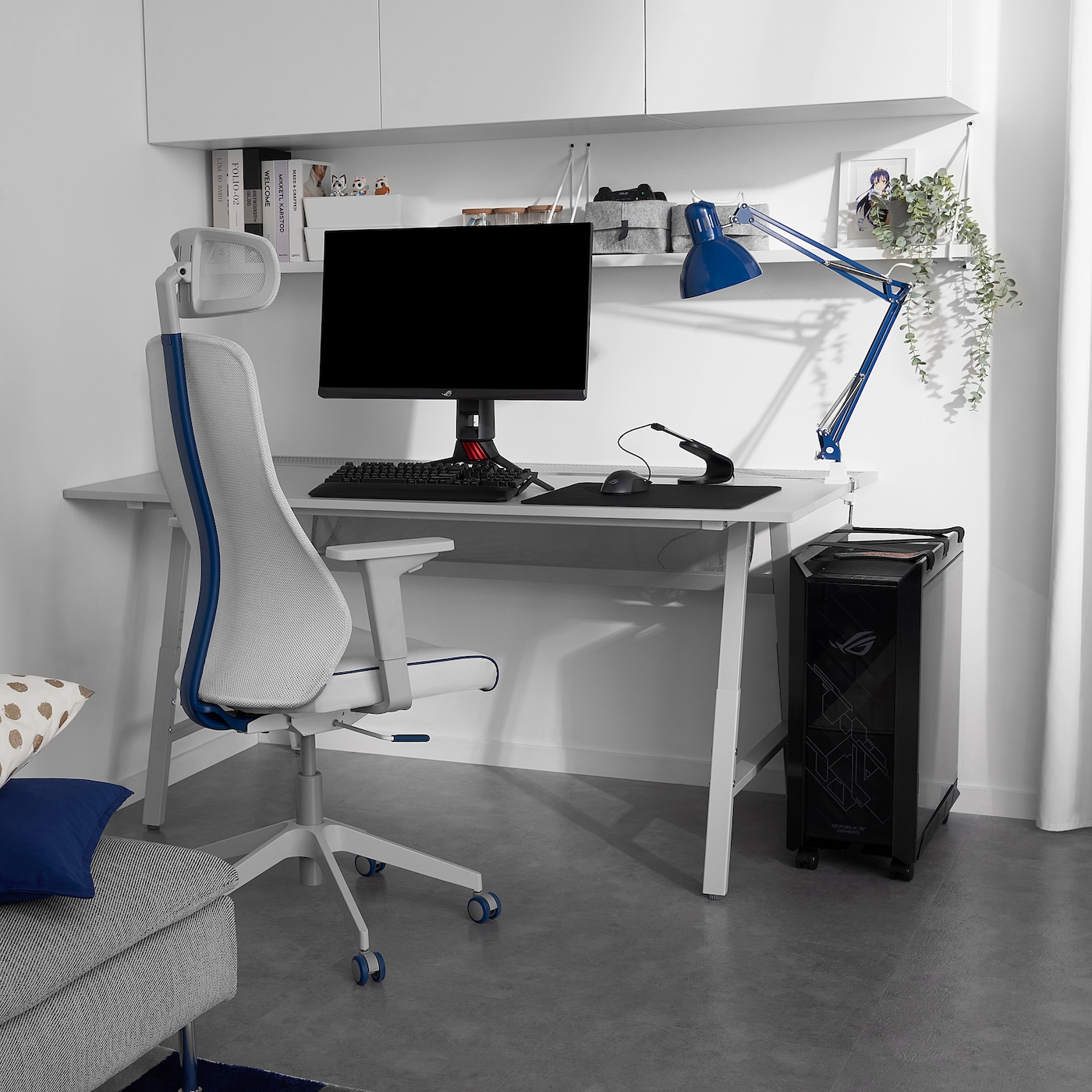 イケア IKEA - UTESPELARE ウーテスペラレ ゲーミングデスク