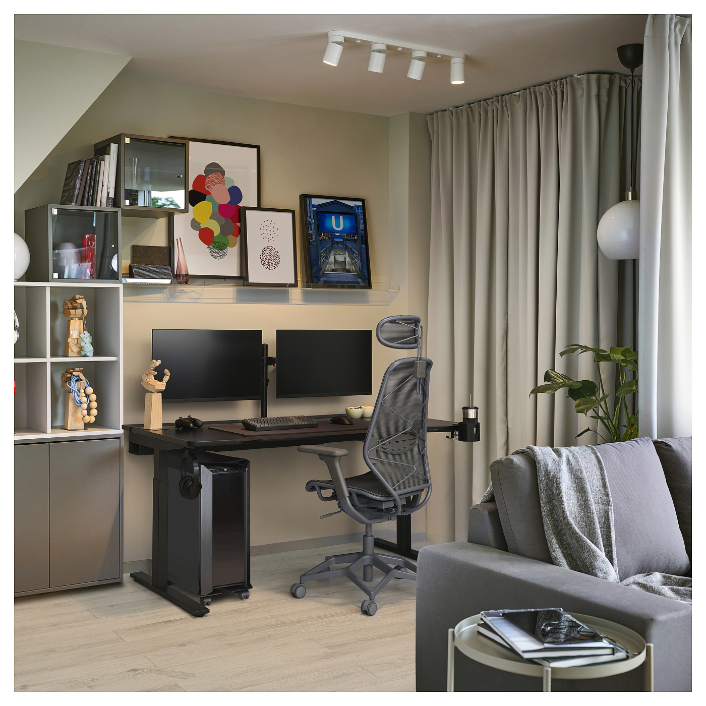UTMANING gaming desk black - IKEA