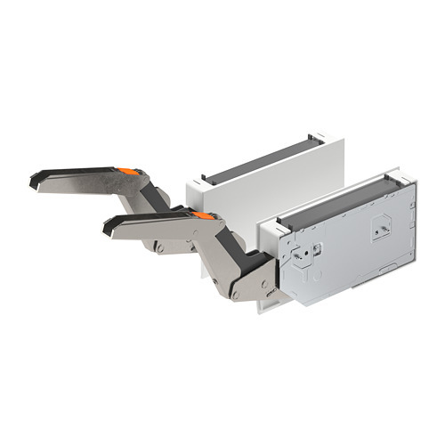 UTRUSTA hinge w push-opener f horizontal dr white - IKEA