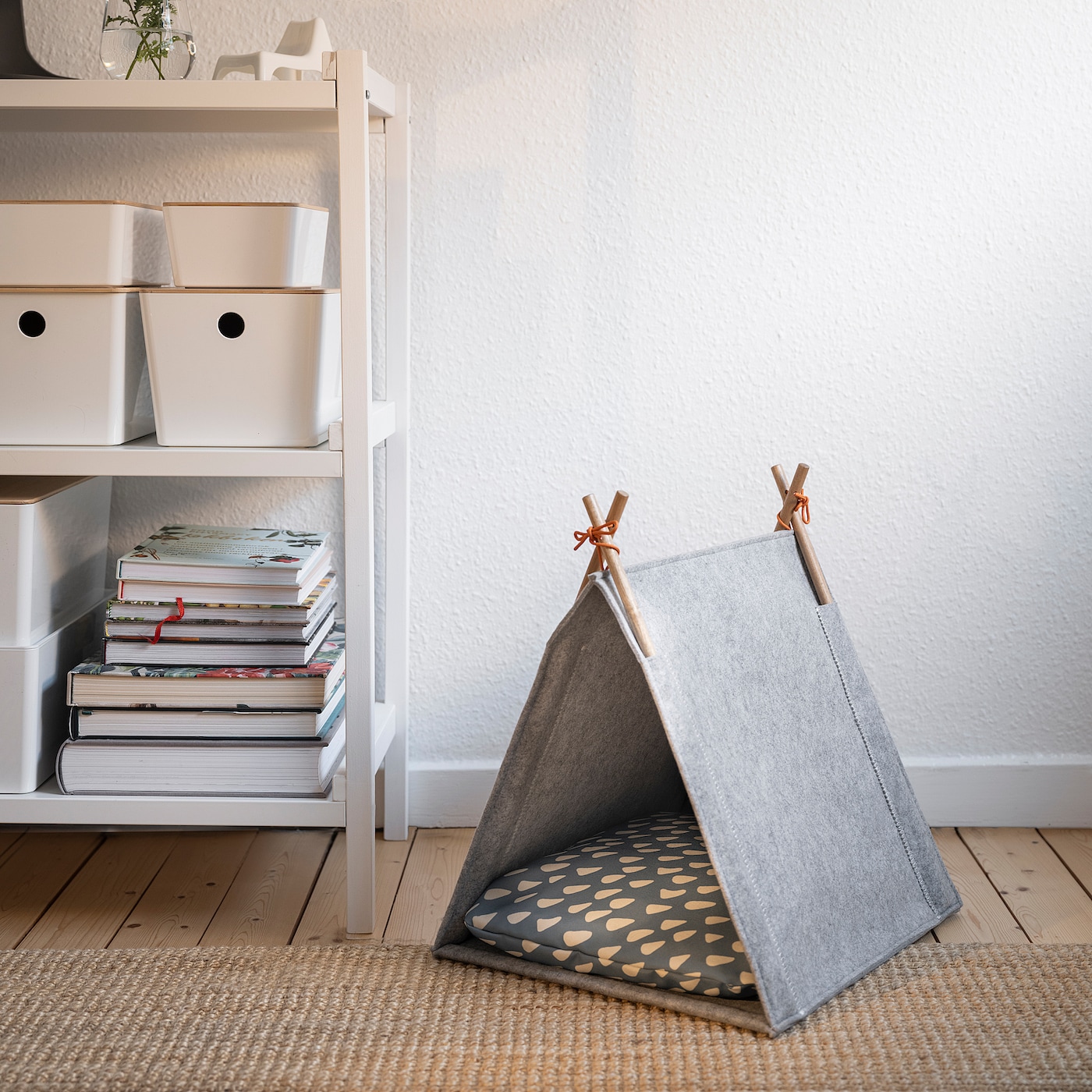 UTSÅDD cat house grey/felt - IKEA