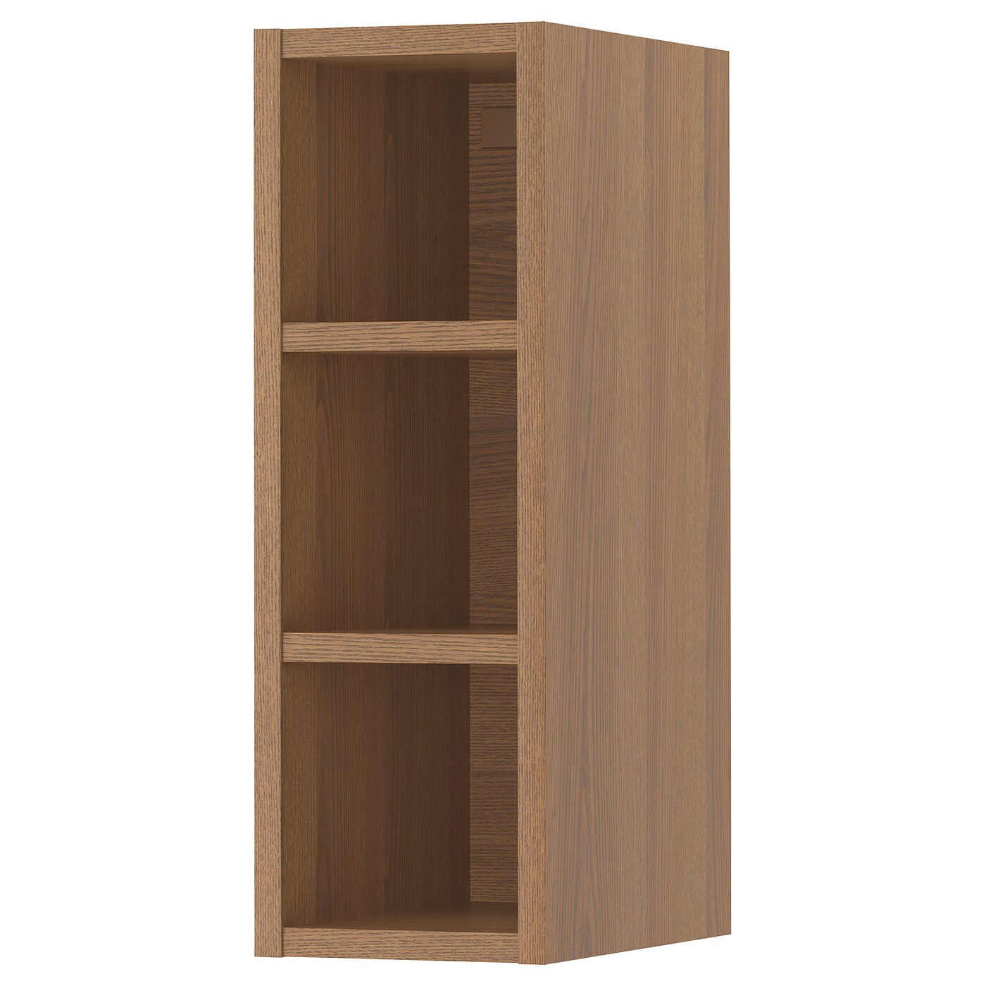 VADHOLMA open storage brown/stained ash - IKEA