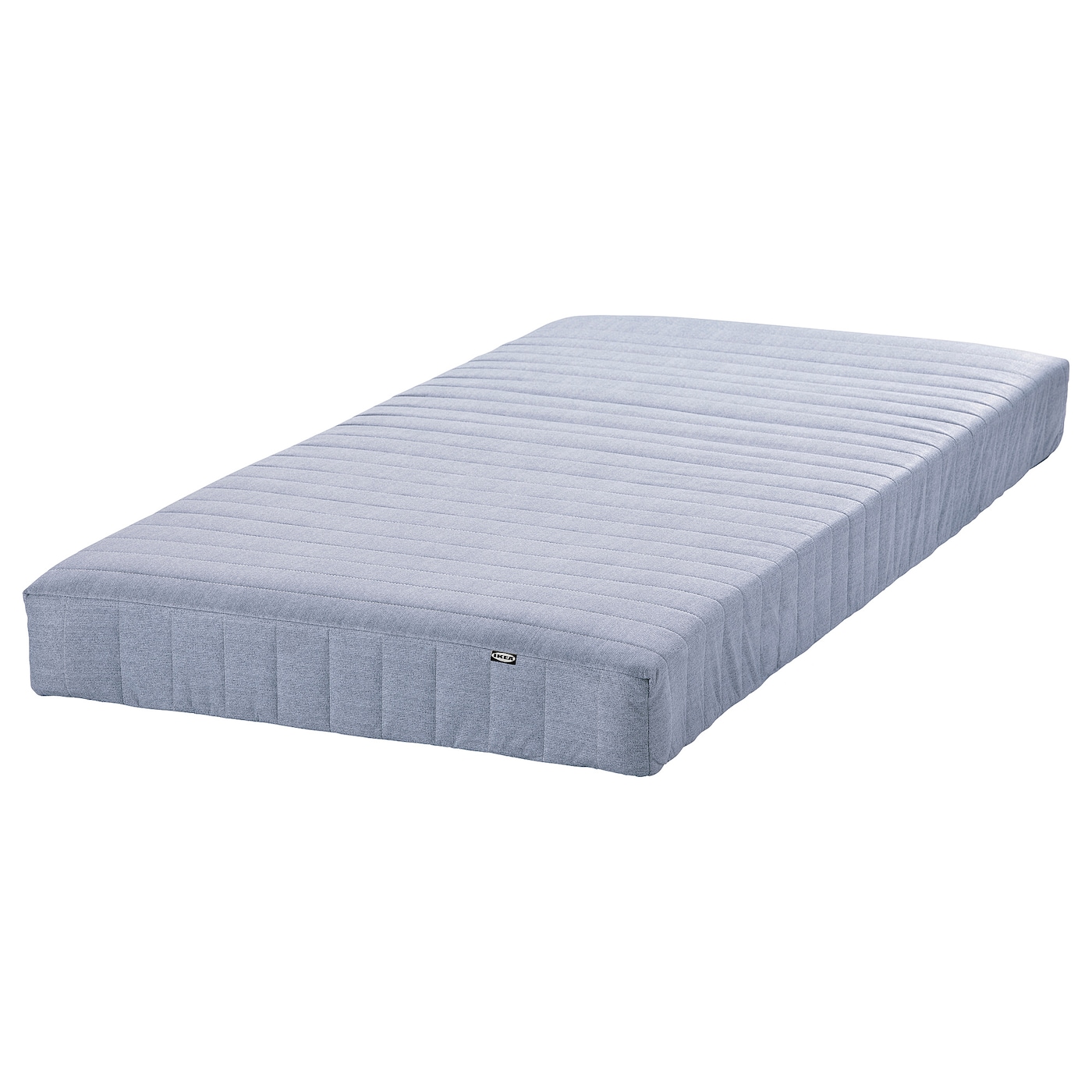 VADSO sprung mattress extra firm light blue IKEA