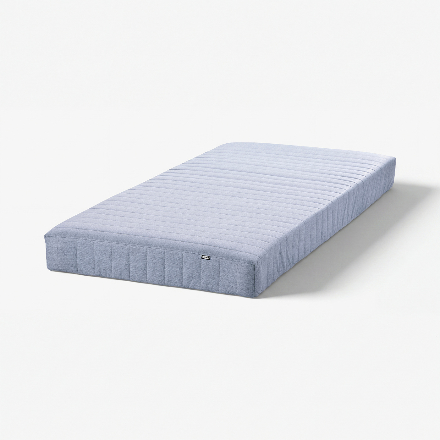VADSÖ sprung mattress extra firm/light blue - IKEA