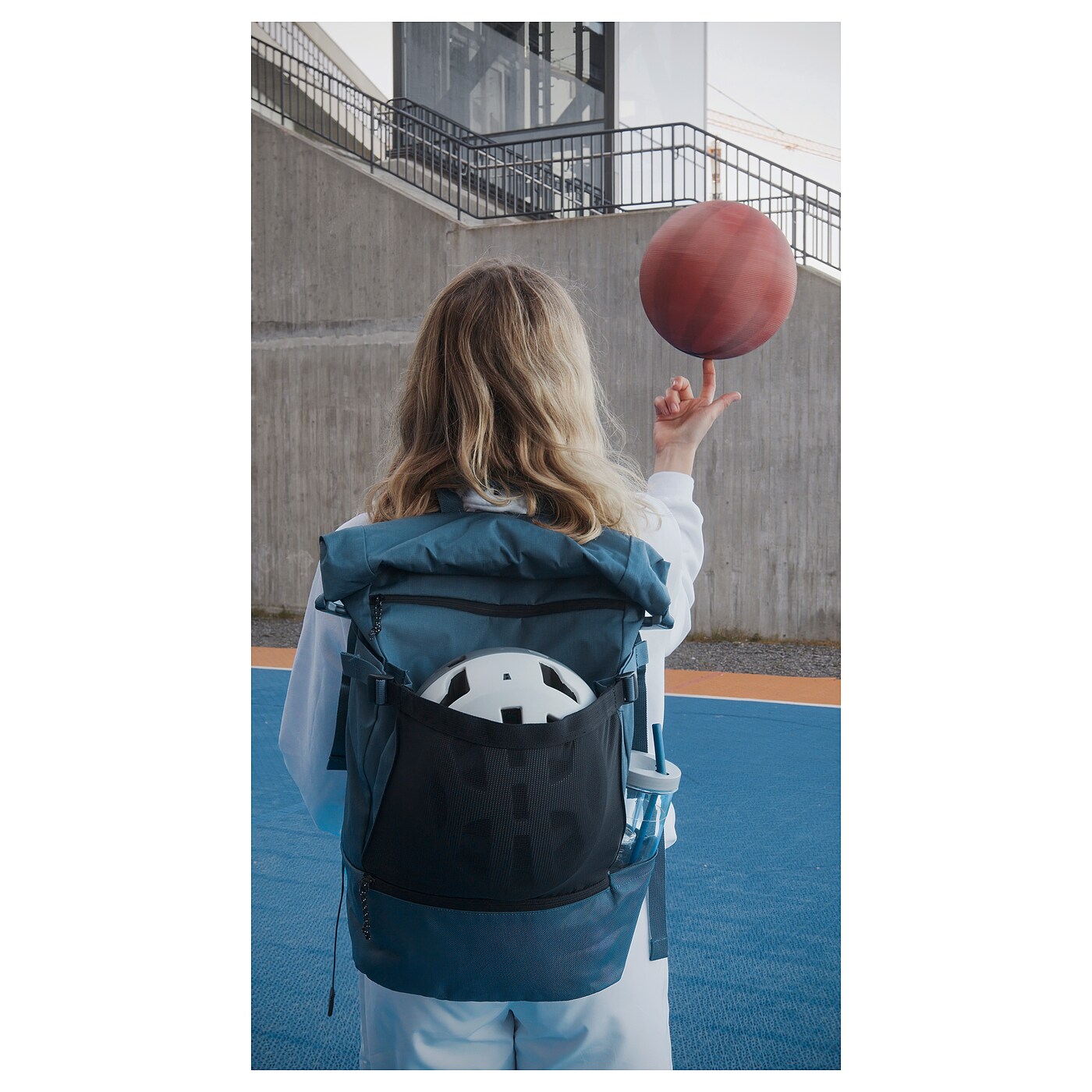 VÄRLDENS backpack dark blue - IKEA