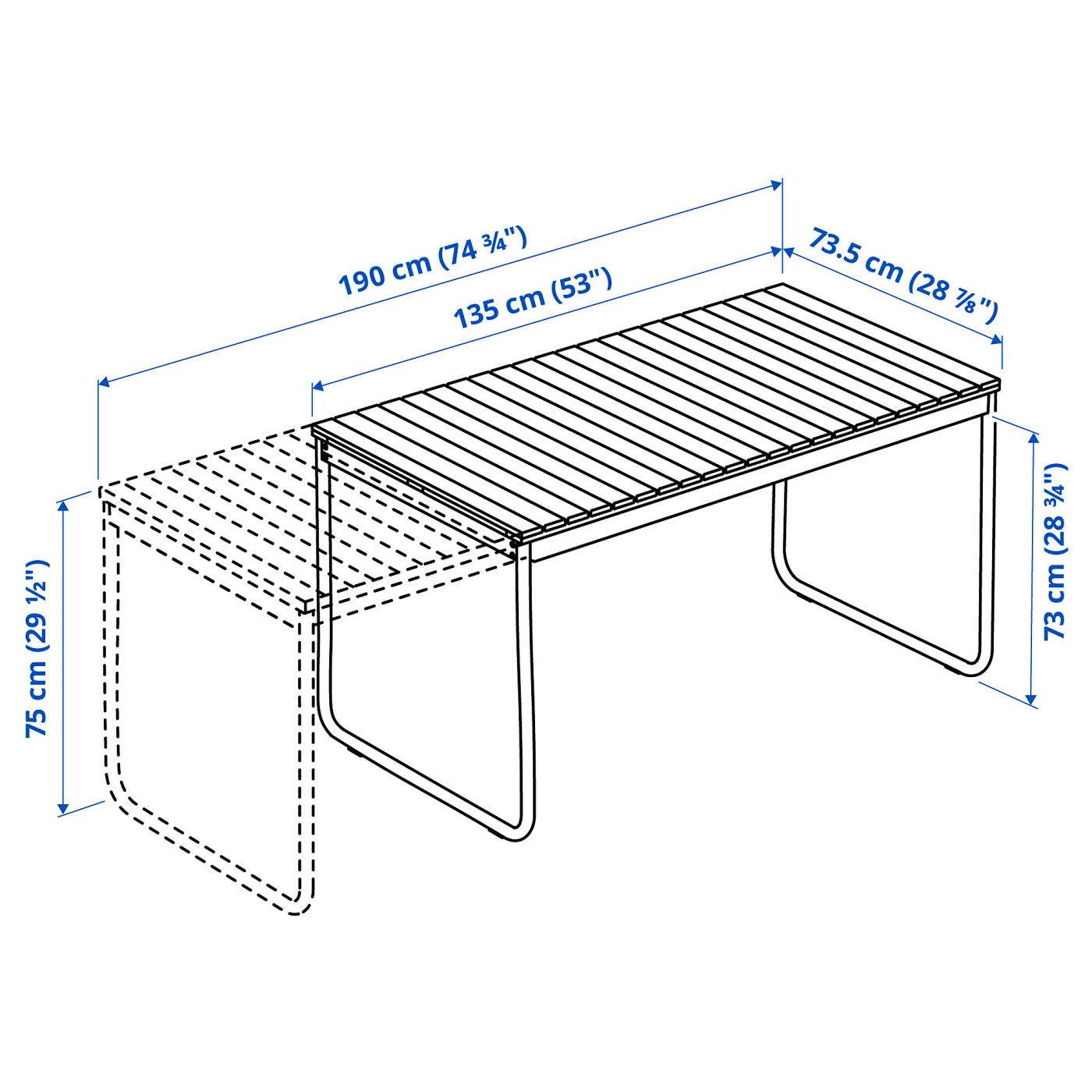 VÄSMAN / TALLSKÄR table+6 chairs w armrests, outdoor extendable