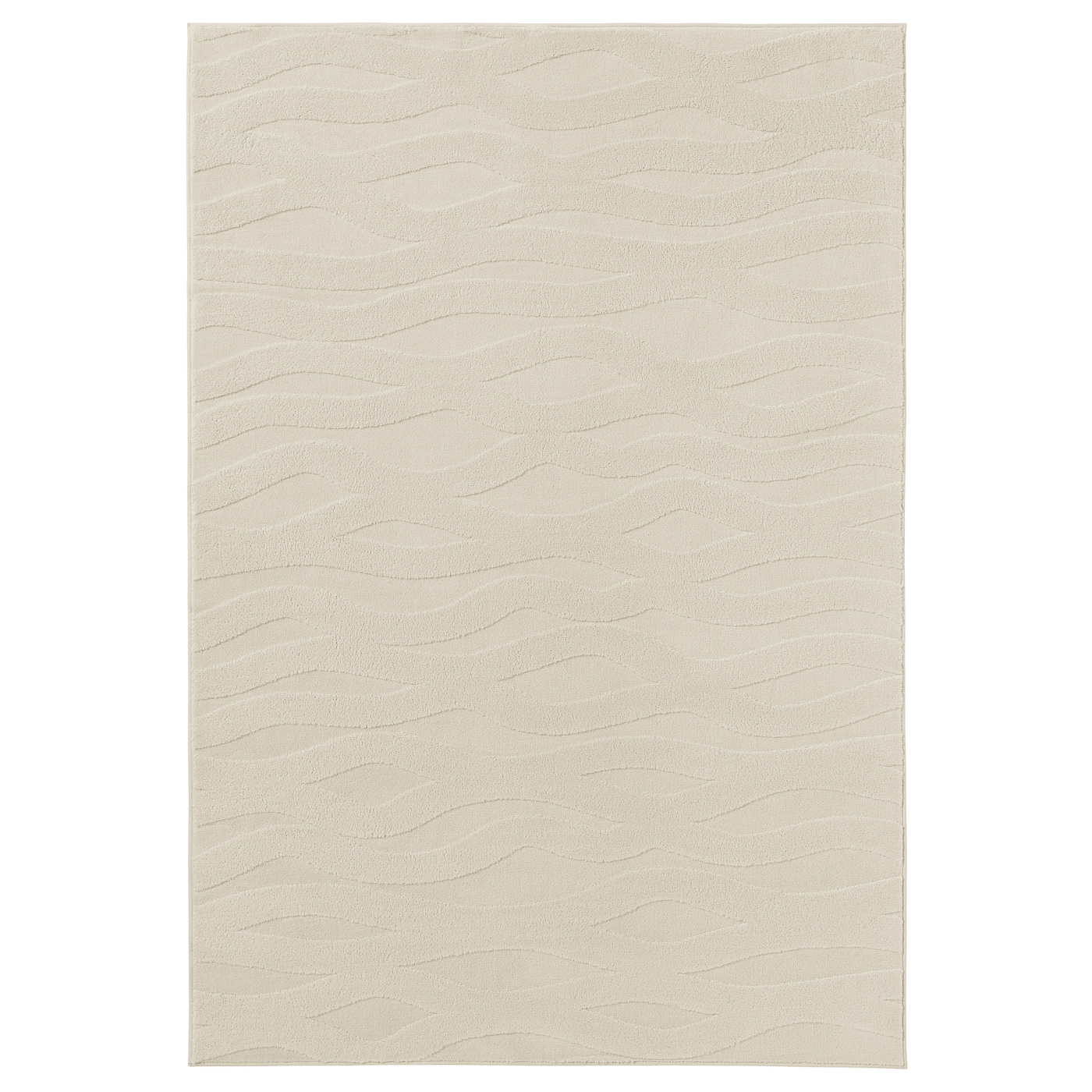VÄXELFEL rug, low pile off-white - IKEA