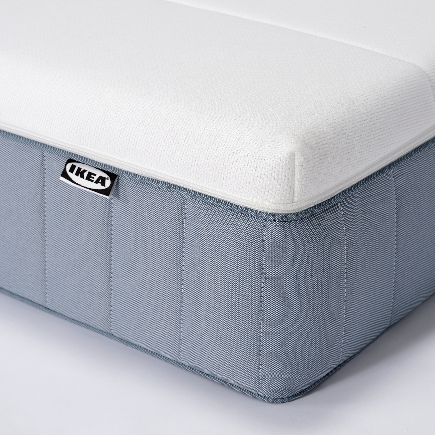VALLBERGET pocket sprung mattress with coir super firm/light blue
