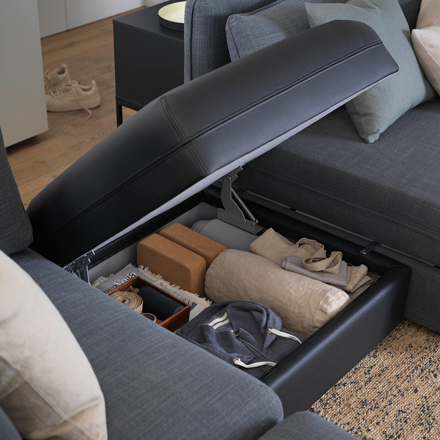 生産終了品】IKEA ソファーベッドVALLENTUNAヴァレントゥナ