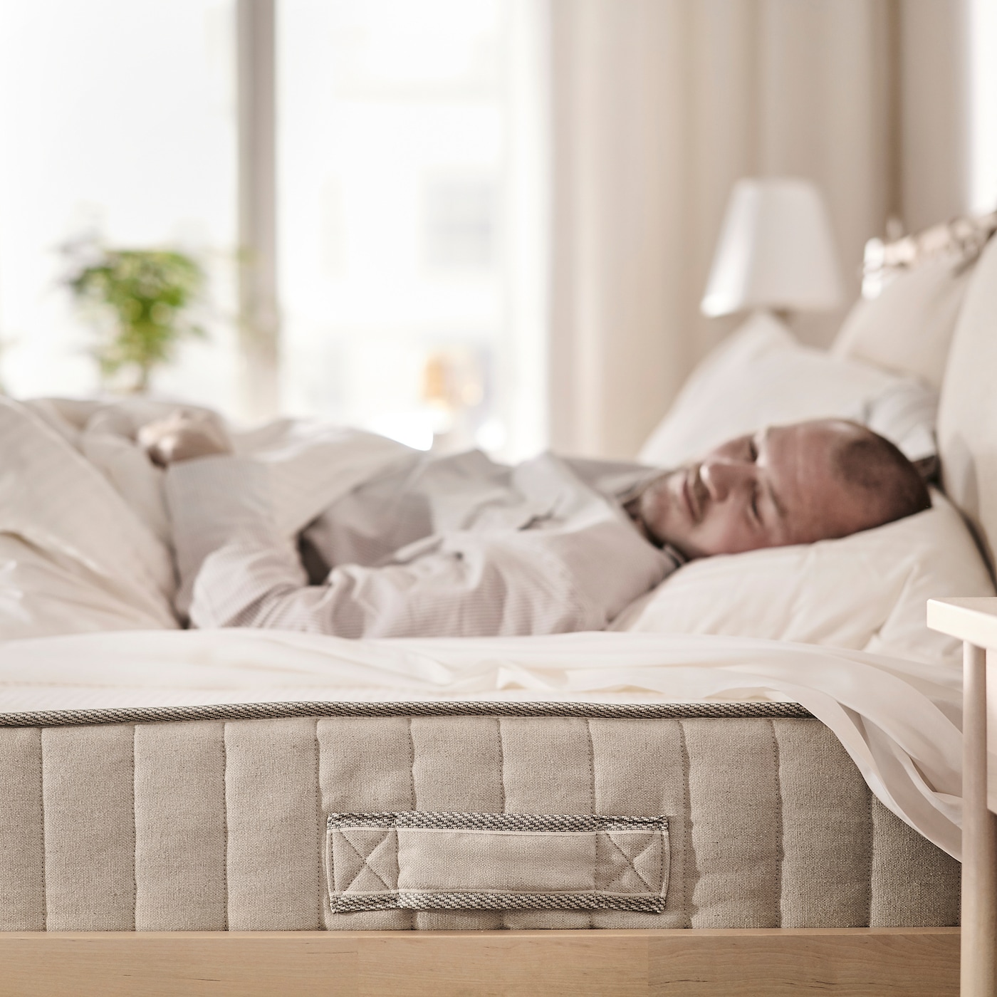 VATNESTRÖM pocket sprung mattress extra firm/natural - IKEA