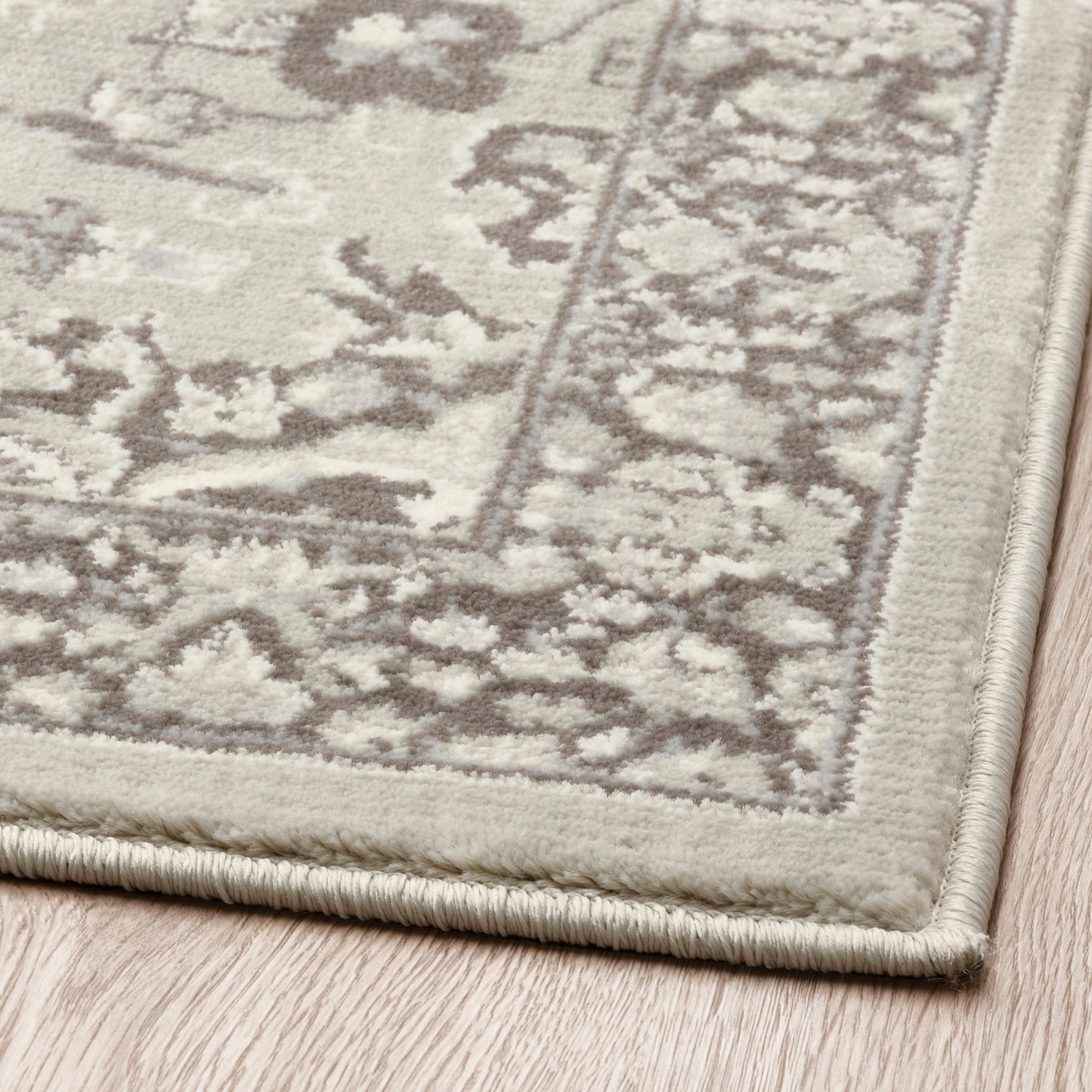 VEDBÄK rug, low pile light grey - IKEA