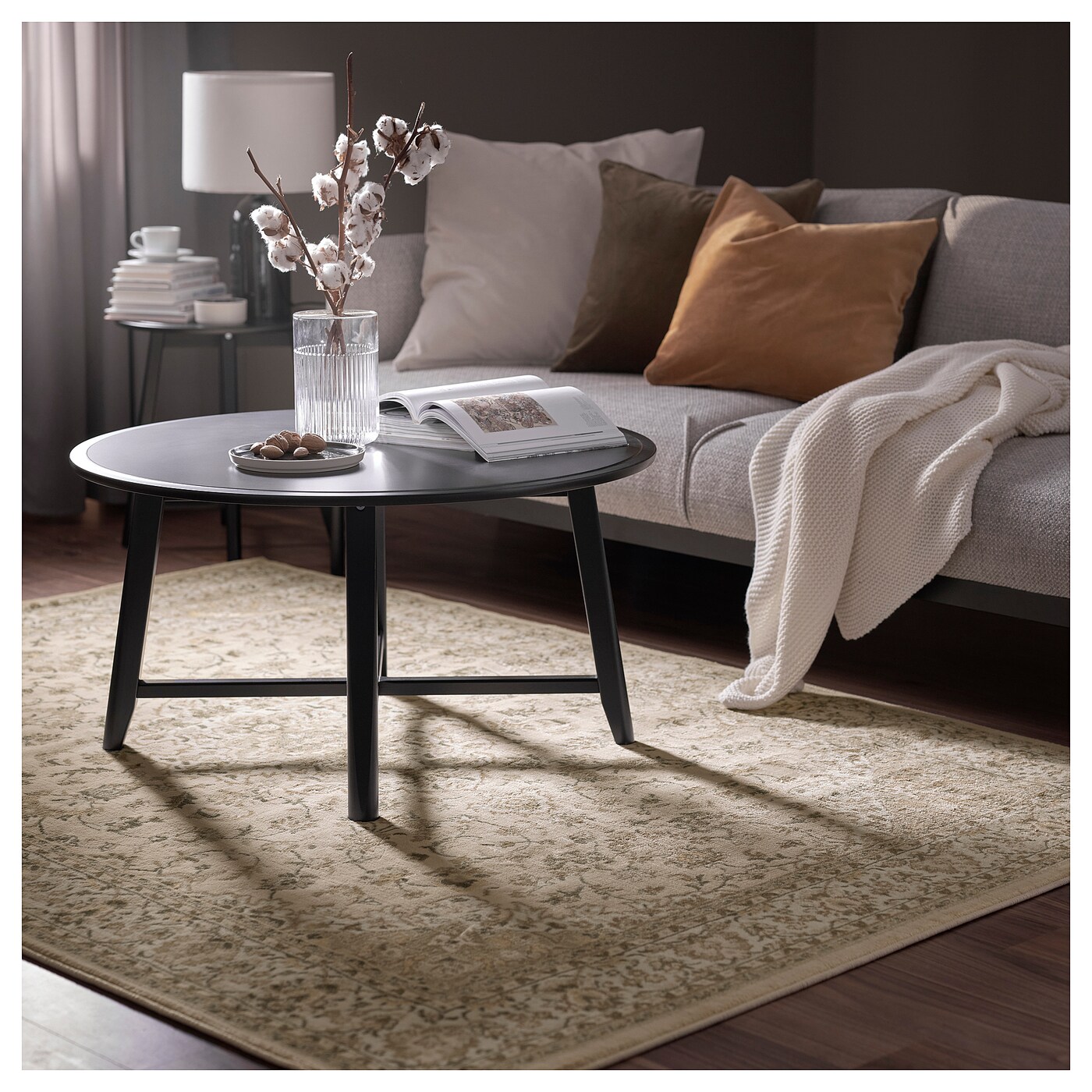 IKEA VEDBÄK ヴェードベック　170✖️230 VEDBÄK rug, low pile, light gray, 5'7