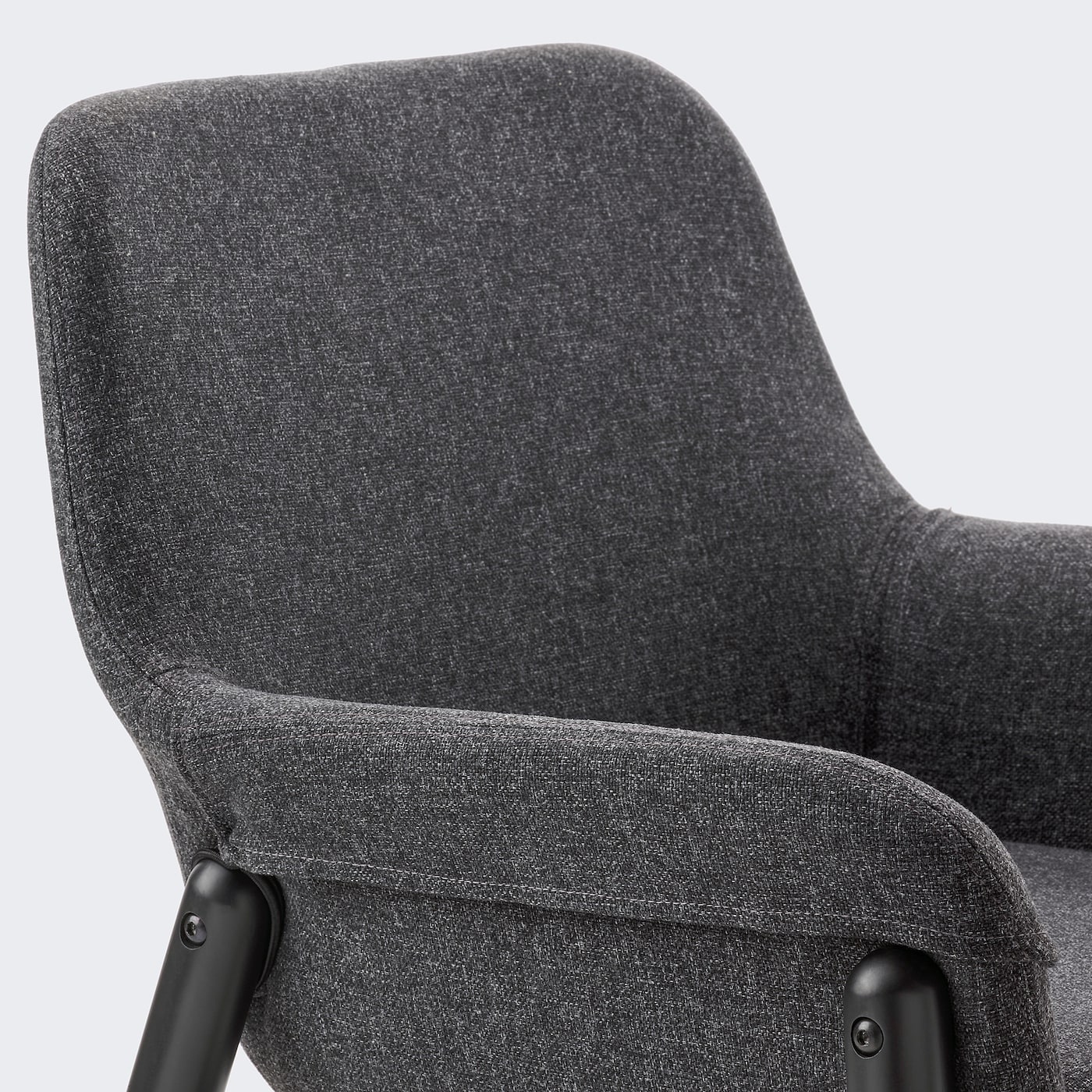 VEDBO chair with armrests black/Gunnared dark grey - IKEA VEDBO chair with armrests black/Gunnared dark grey - IKEA