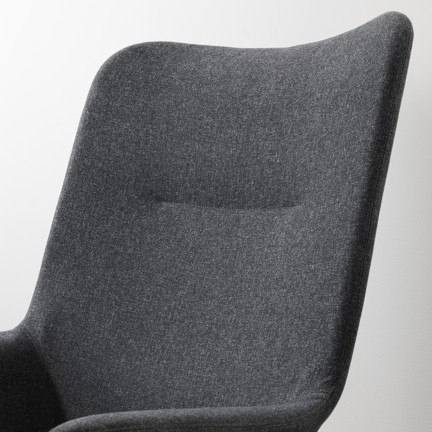 VEDBO high-back armchair Gunnared dark grey - IKEA