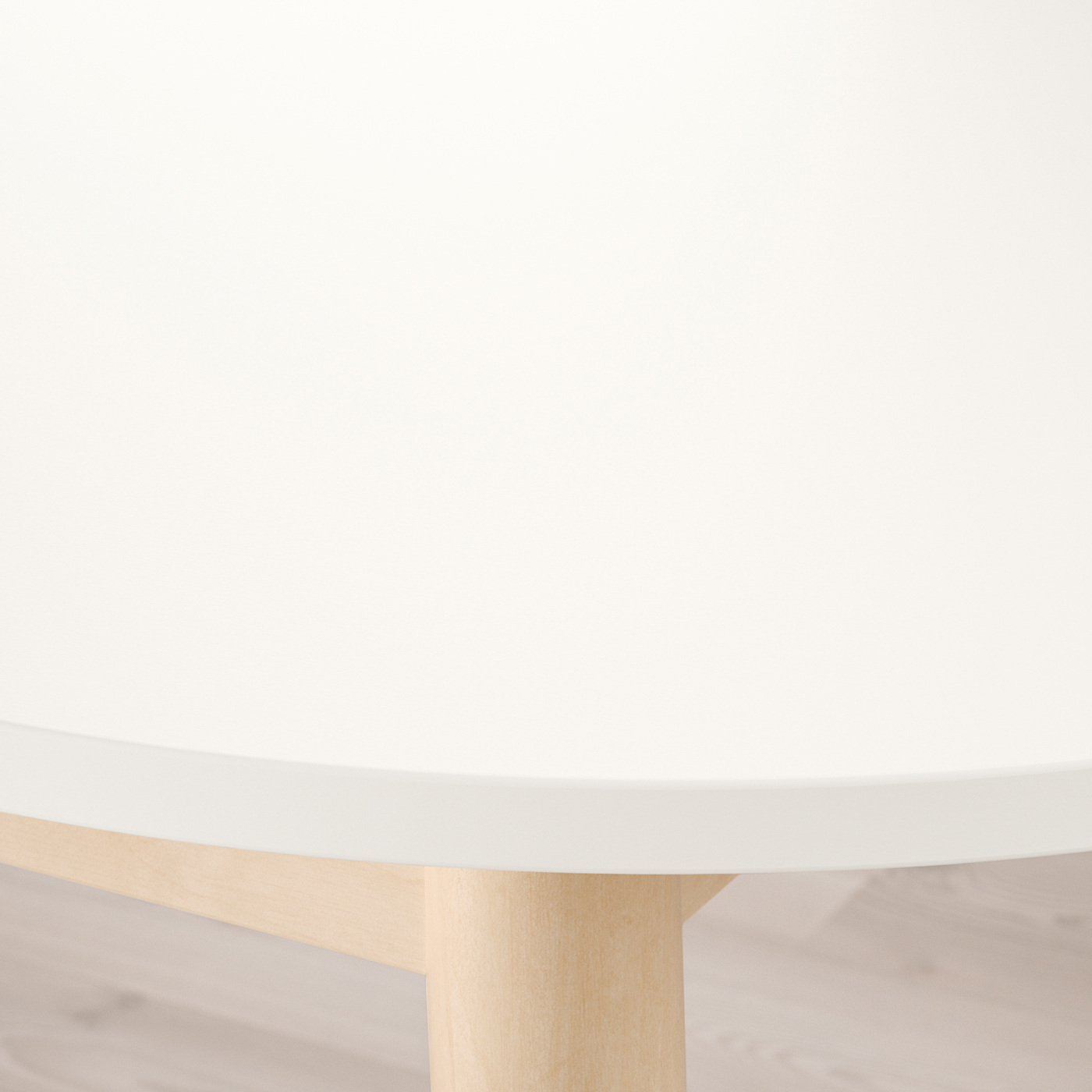 VEDBO / RÖNNINGE table and 4 chairs white/birch - IKEA