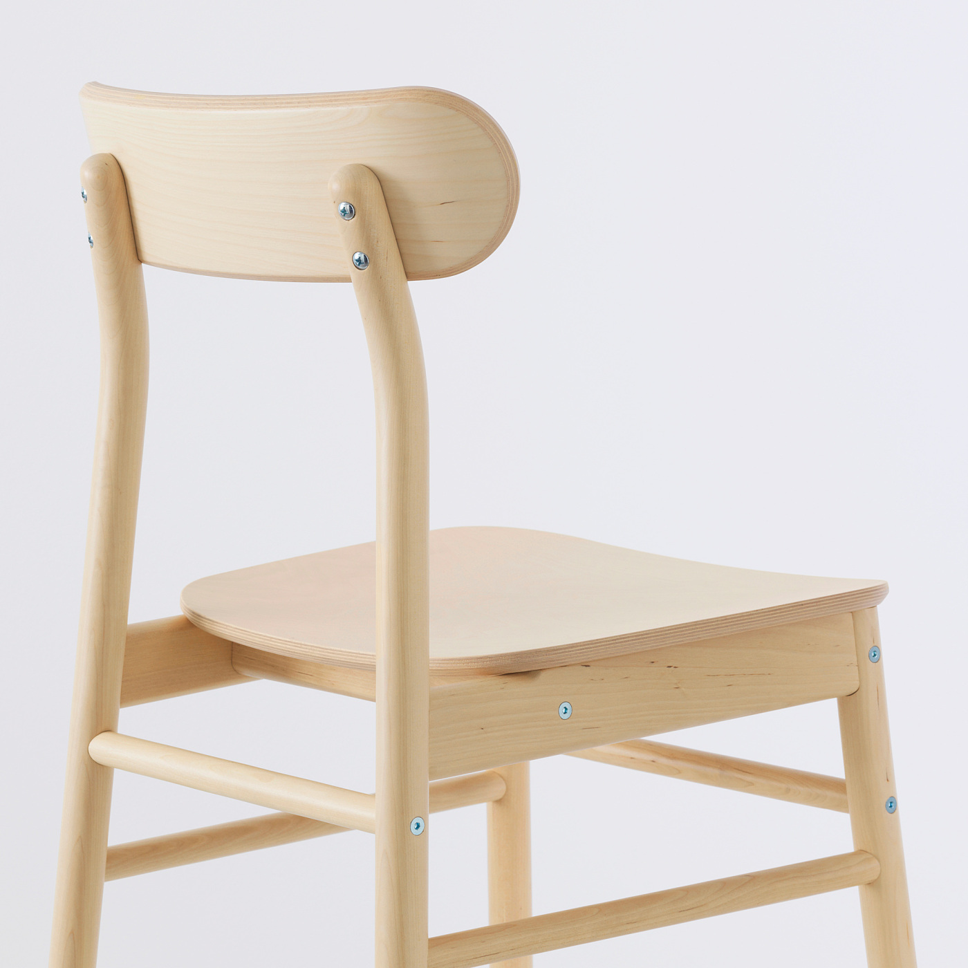 VEDBO / RÖNNINGE table and 4 chairs white/birch - IKEA