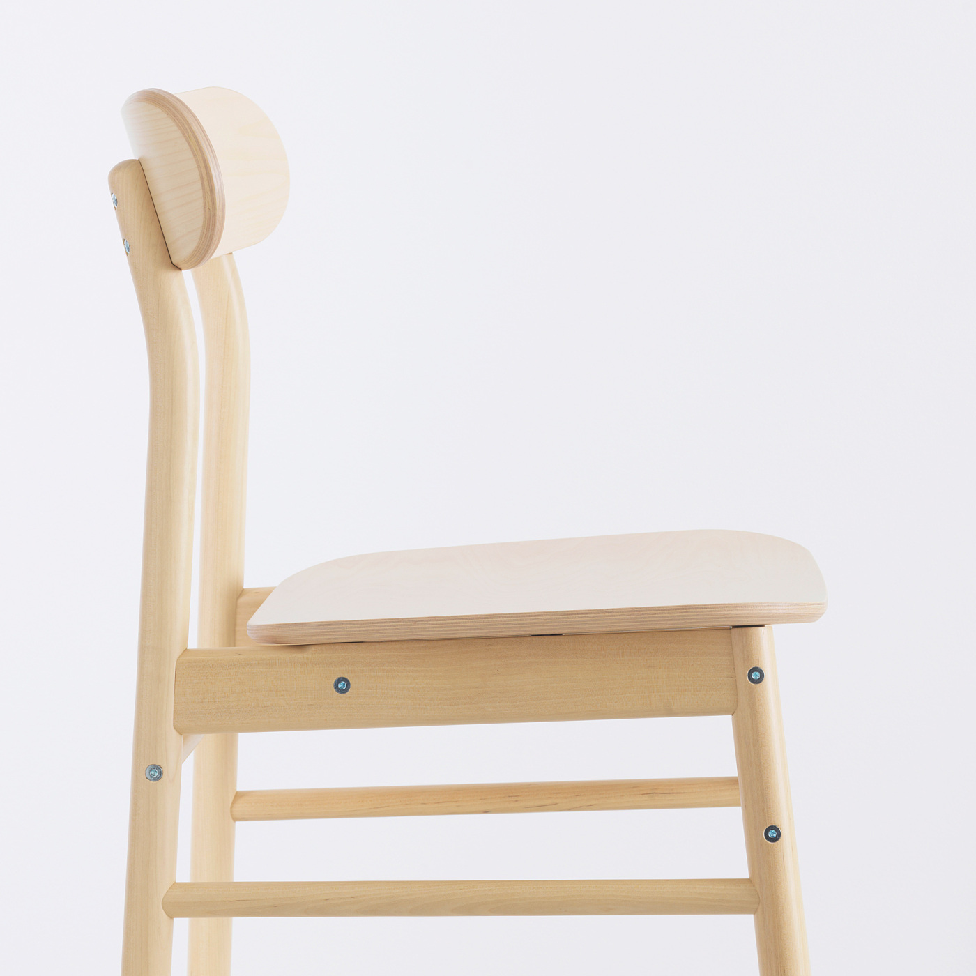 VEDBO / RÖNNINGE table and 4 chairs white/birch - IKEA