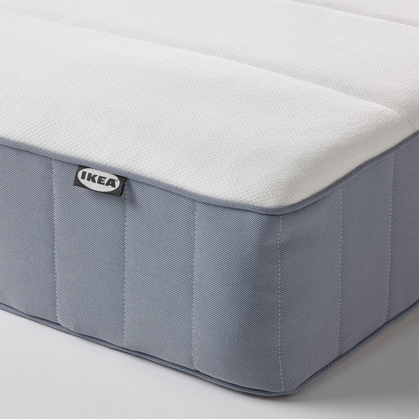 VESTERÖY pocket sprung mattress extra firm/light blue - IKEA