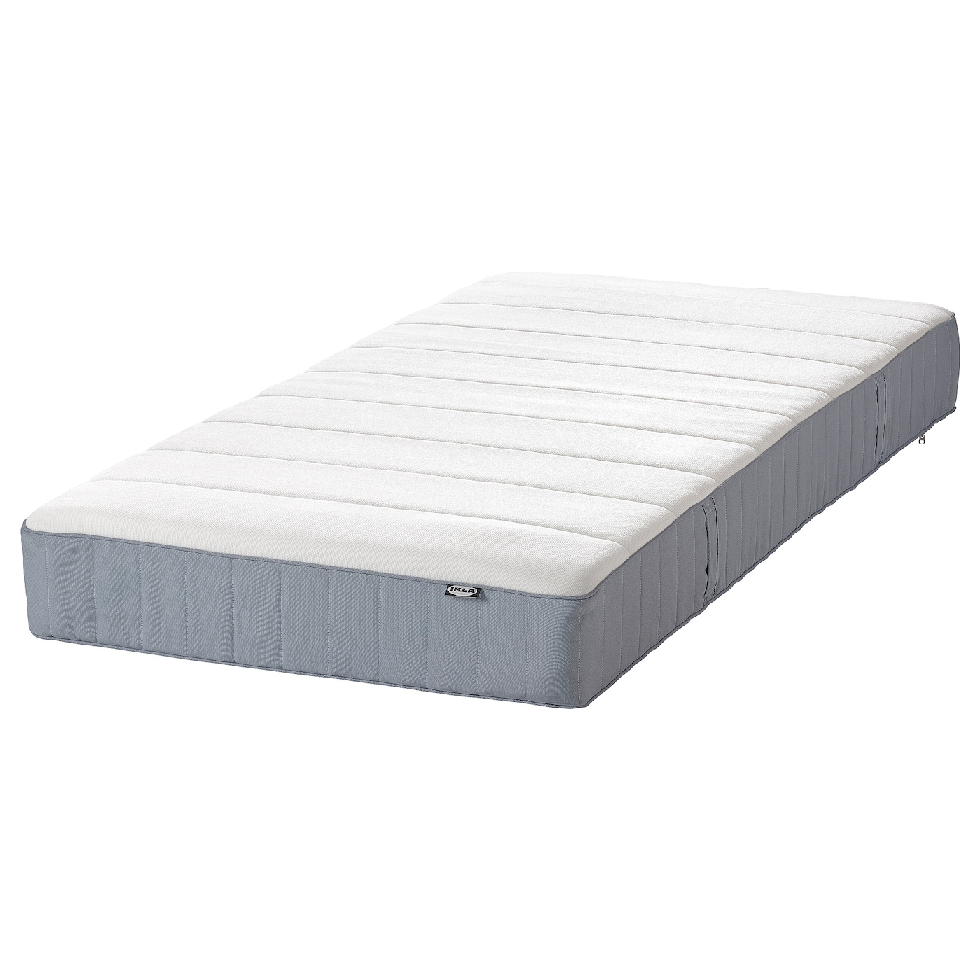 VESTEROY pocket sprung mattress firm light blue IKEA