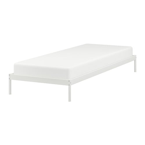 セール再値下げIKEA美品NESTTUN ネストゥンシングルベット NESTTUN bed frame white/Lönset - IKEA