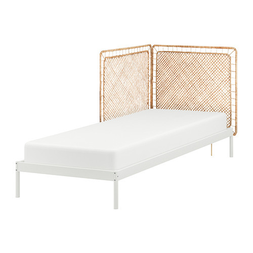 SNIGLAR bed frame and guard rail beech - IKEA