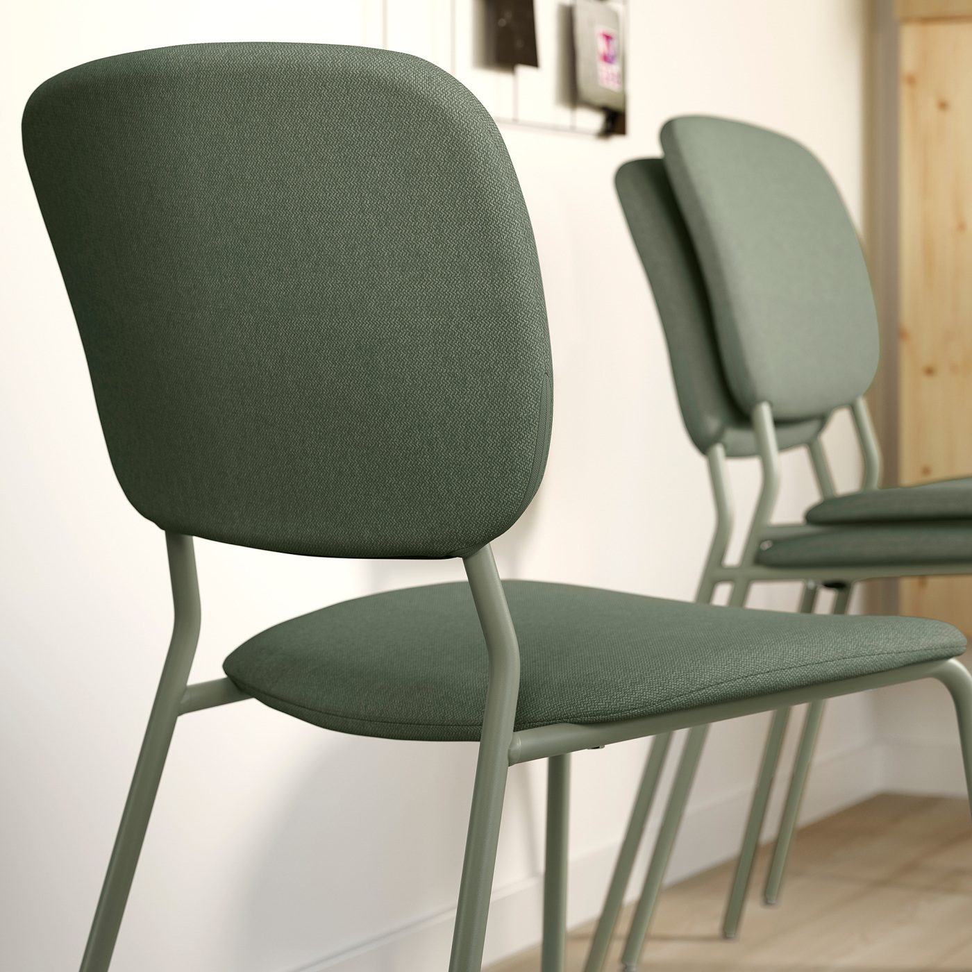VIHALS chair green/Tibbleby grey-green - IKEA