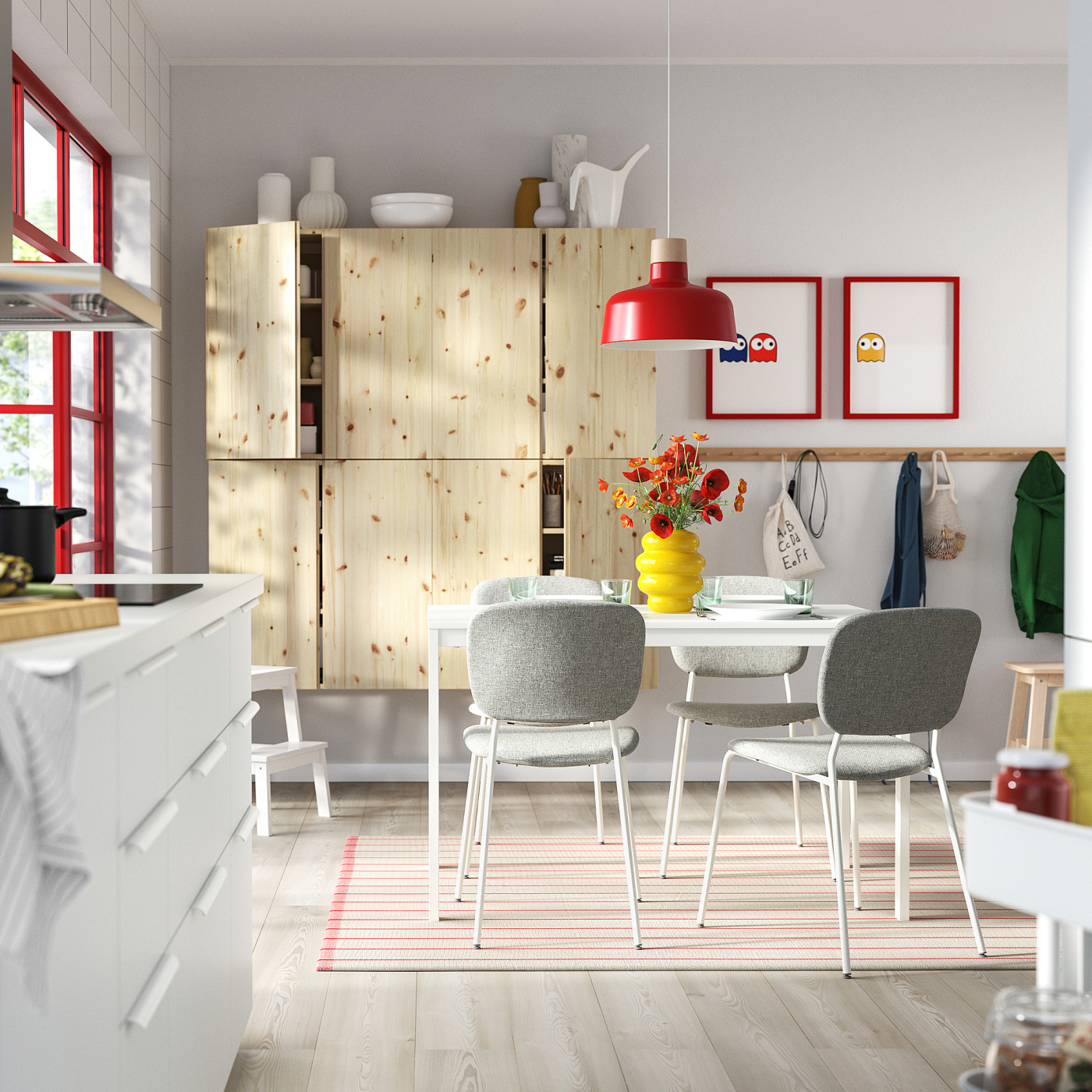 VIHALS extendable table white - IKEA