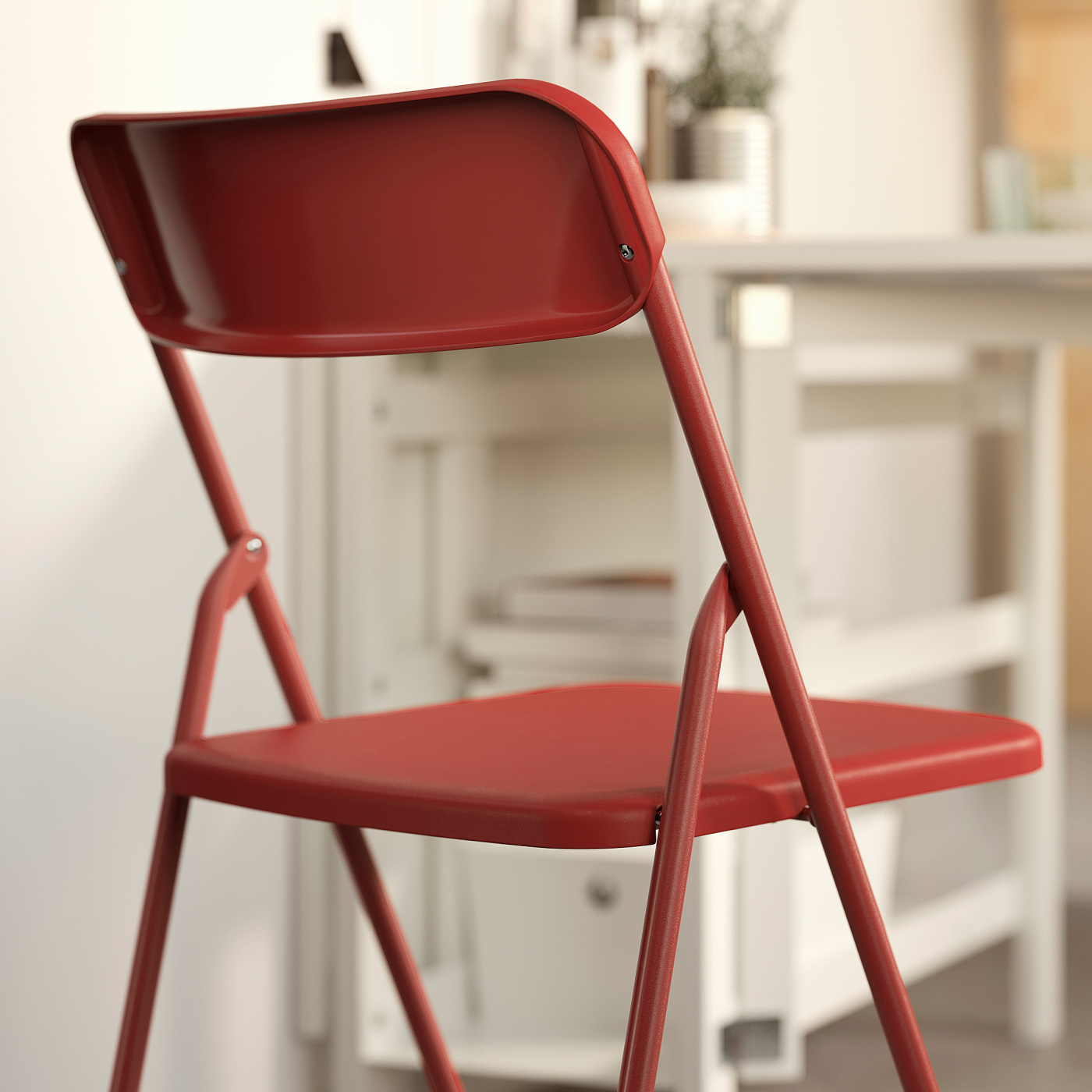 VIHALS folding chair red - IKEA