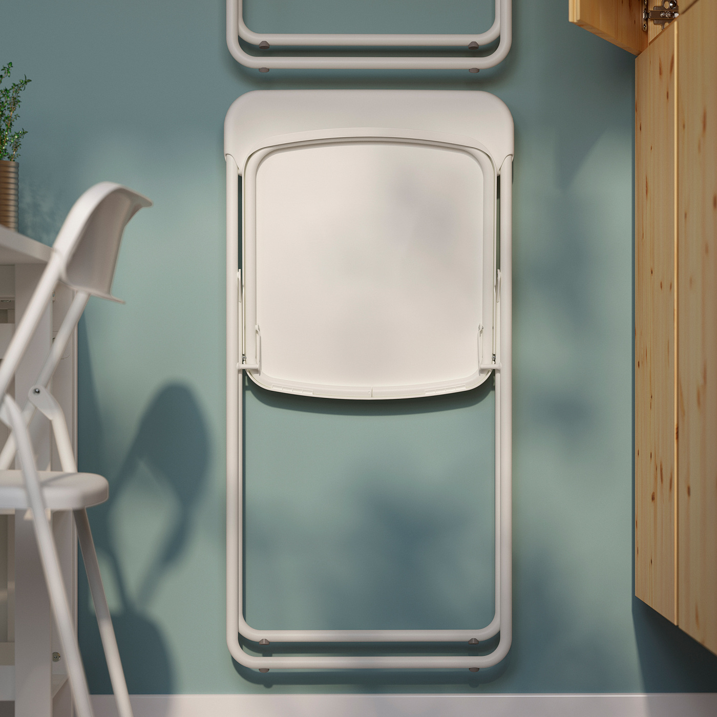 VIHALS folding chair white - IKEA