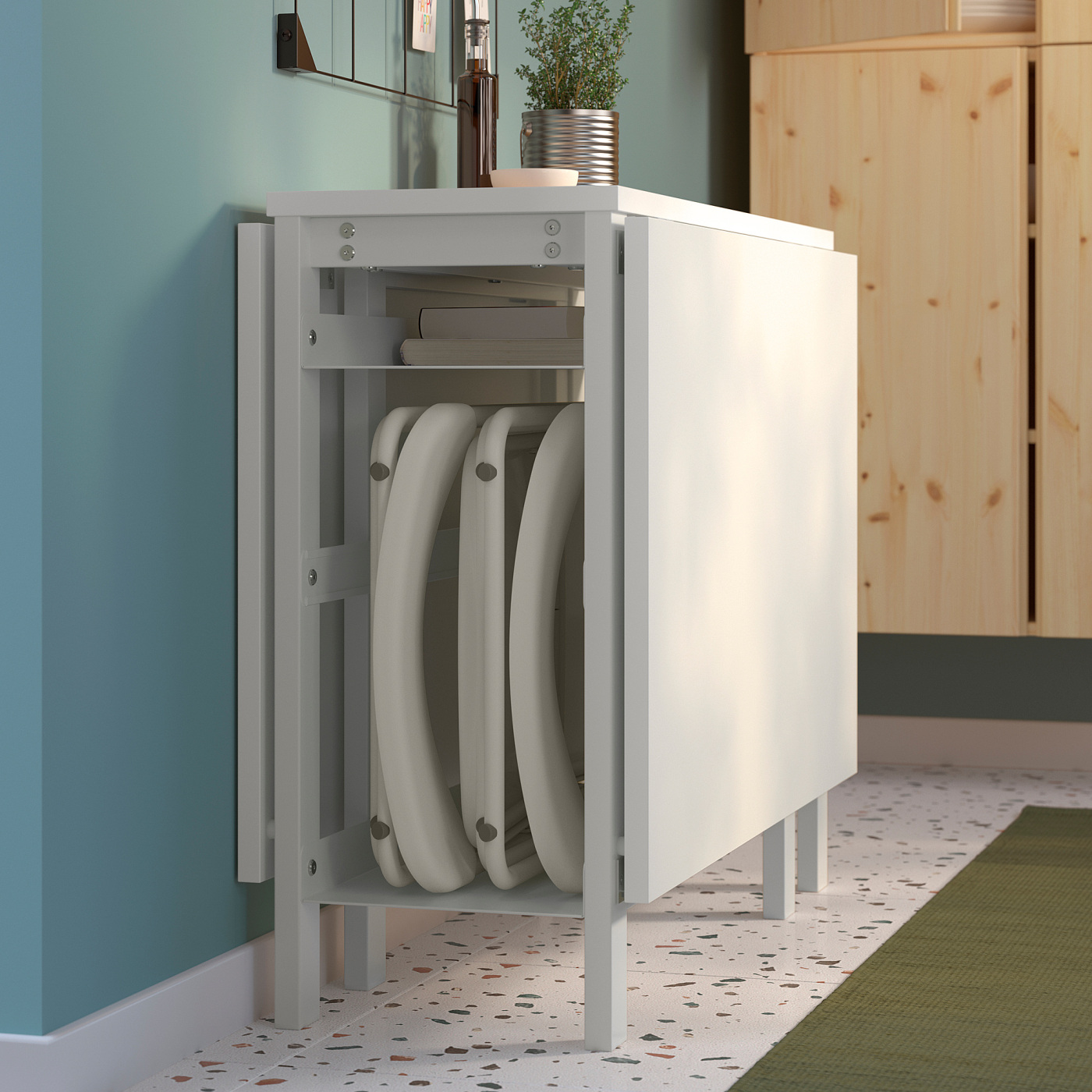 VIHALS folding chair white - IKEA