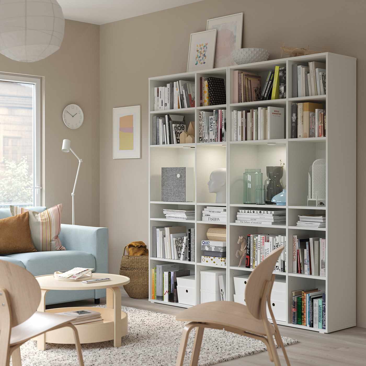 VIHALS shelving combination white - IKEA