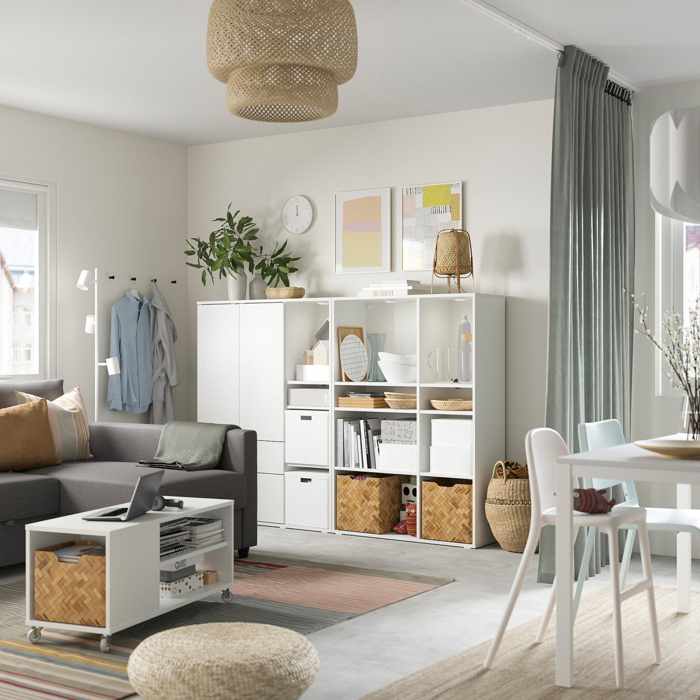 VIHALS storage combination white - IKEA