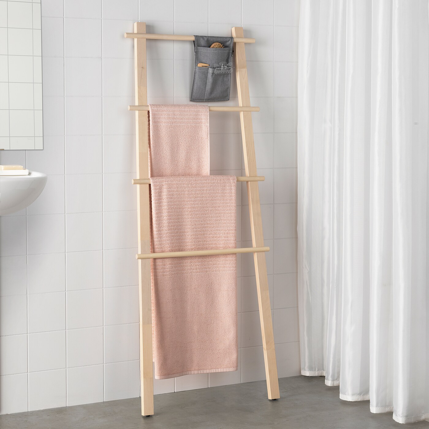 VILTO towel stand birch - IKEA