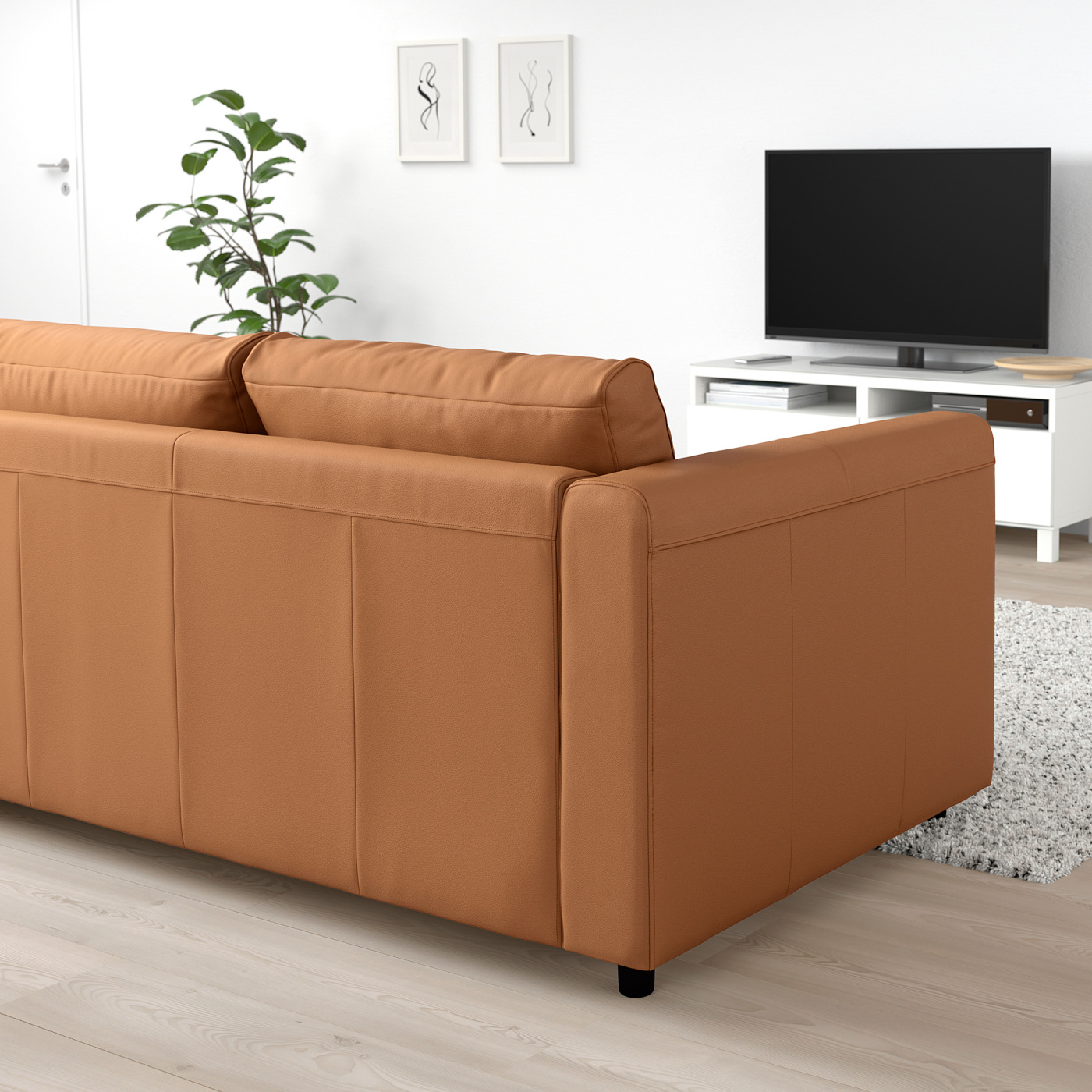VIMLE 2-seat sofa Grann/Bomstad golden-brown - IKEA