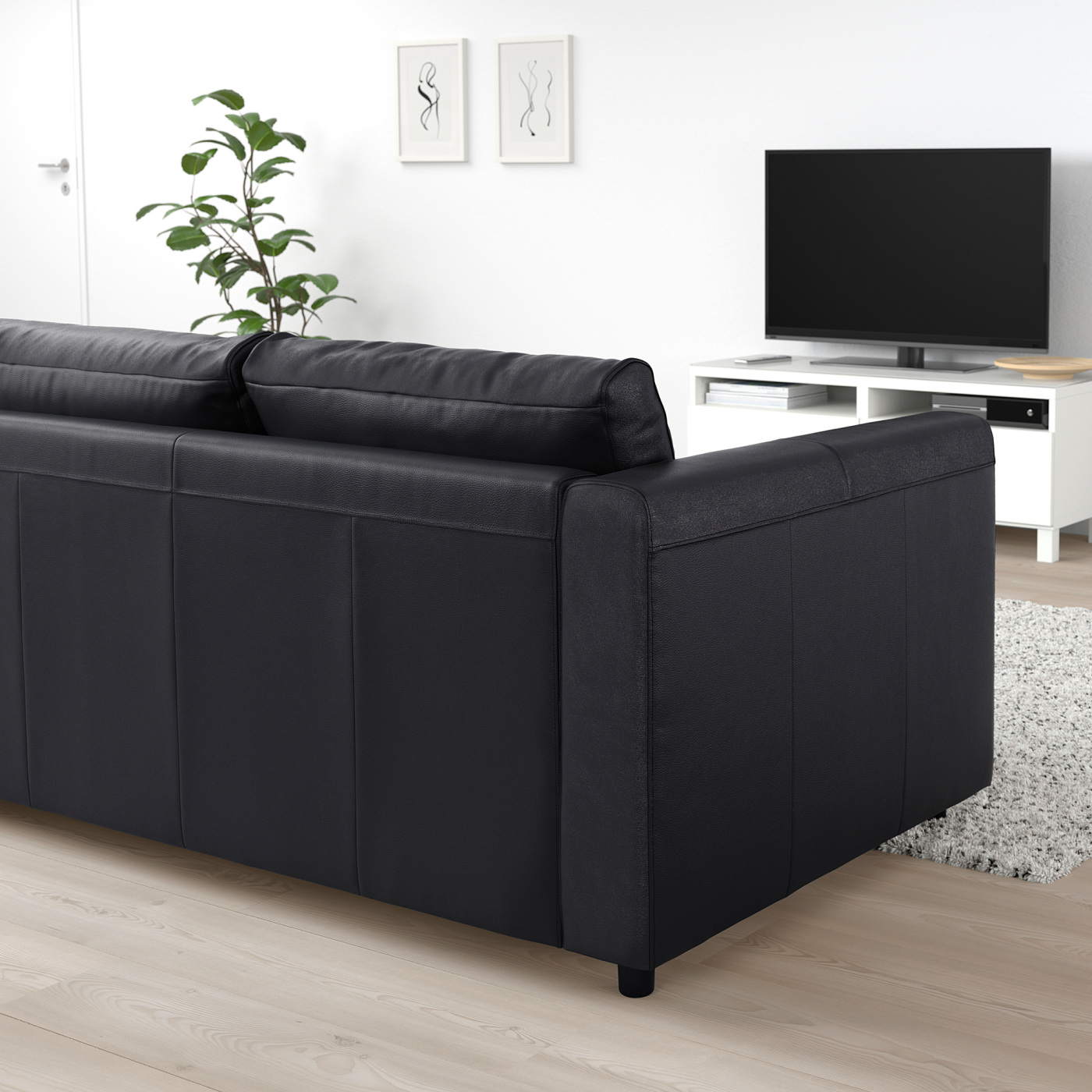 VIMLE 3-seat sofa Grann/Bomstad black - IKEA